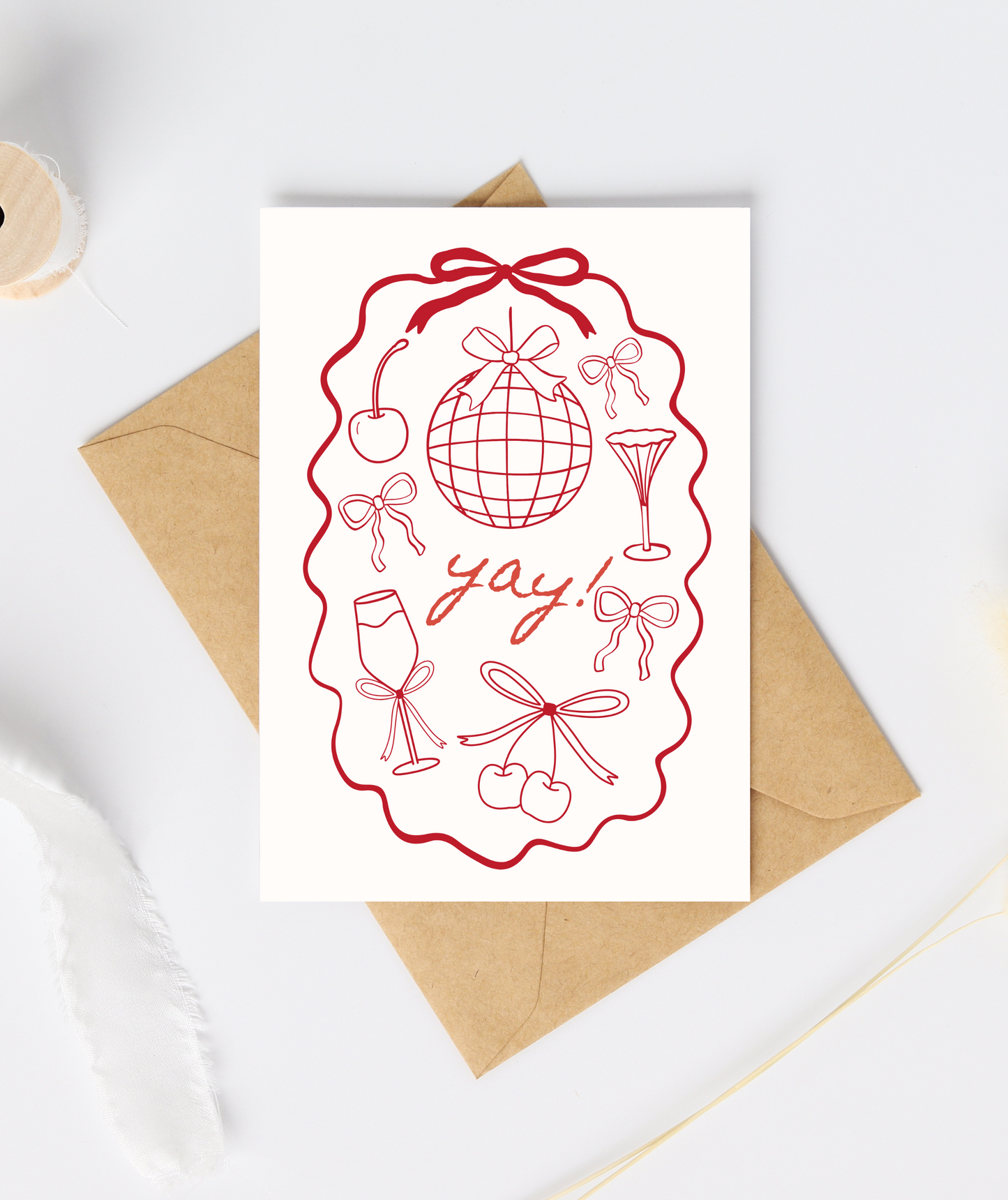 Yay Disco Congratulations Celebration Card