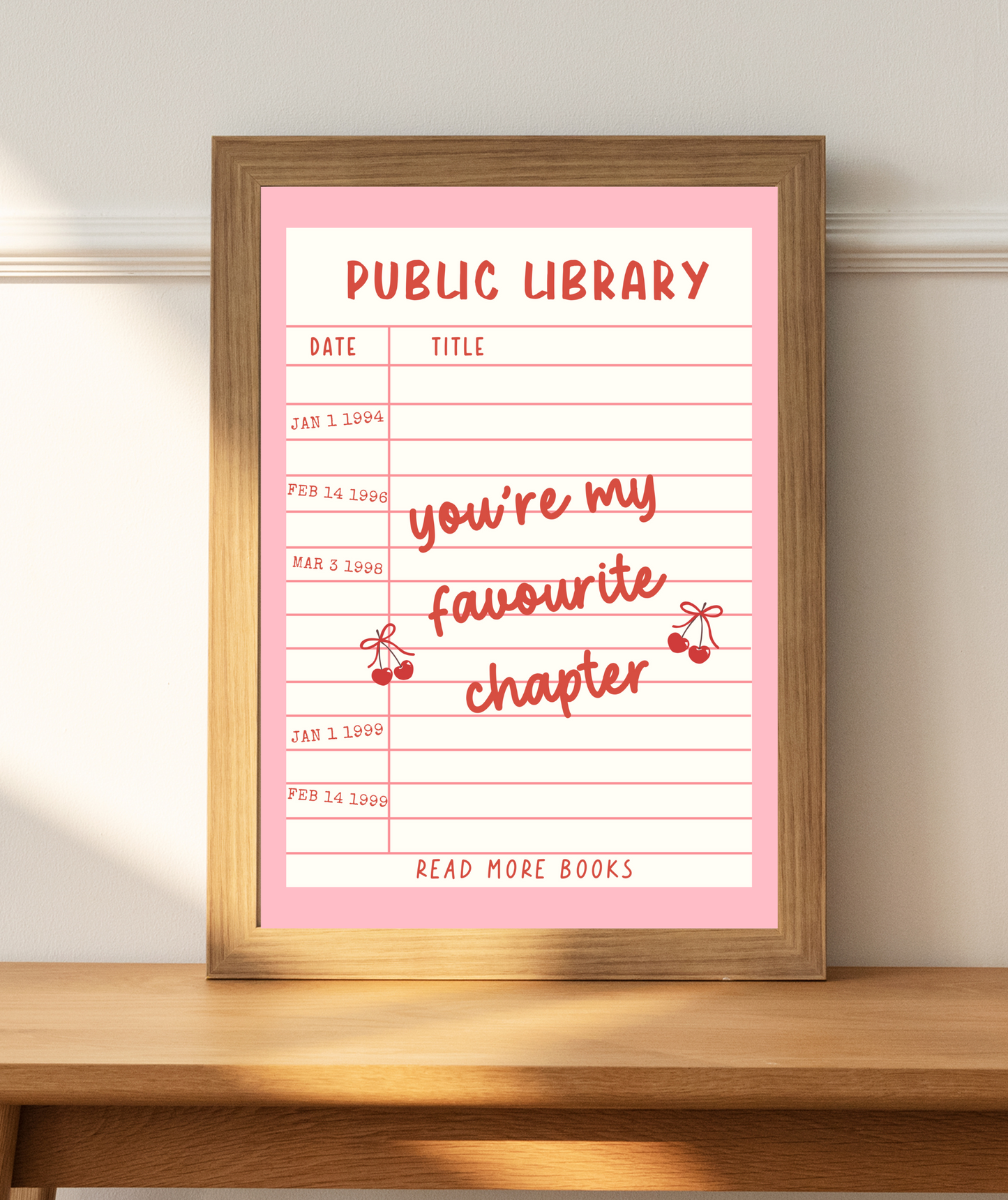 Library Art Prints | Library Card Poster