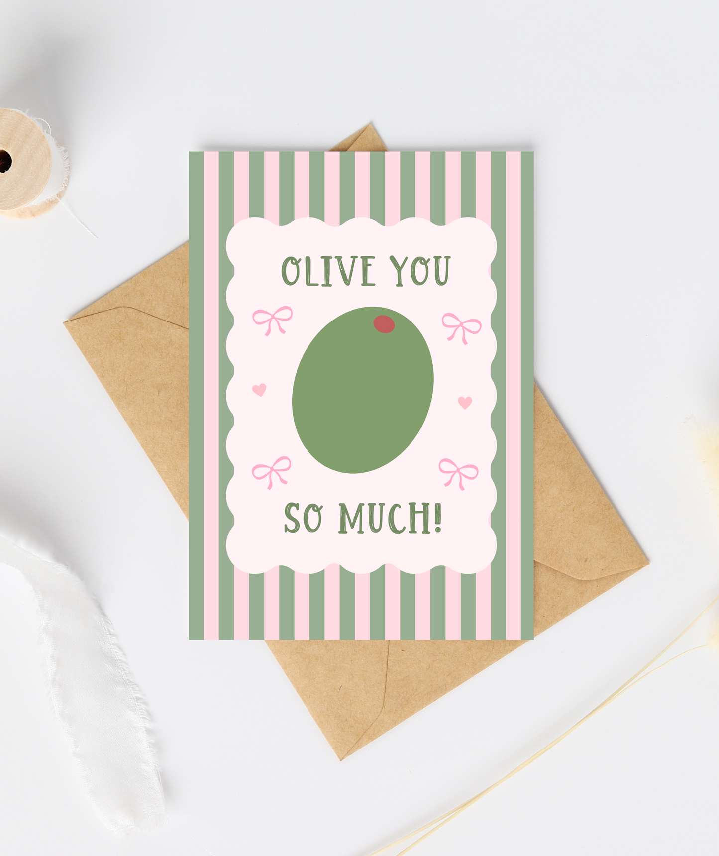 Olive You So Much Card | Love Card
