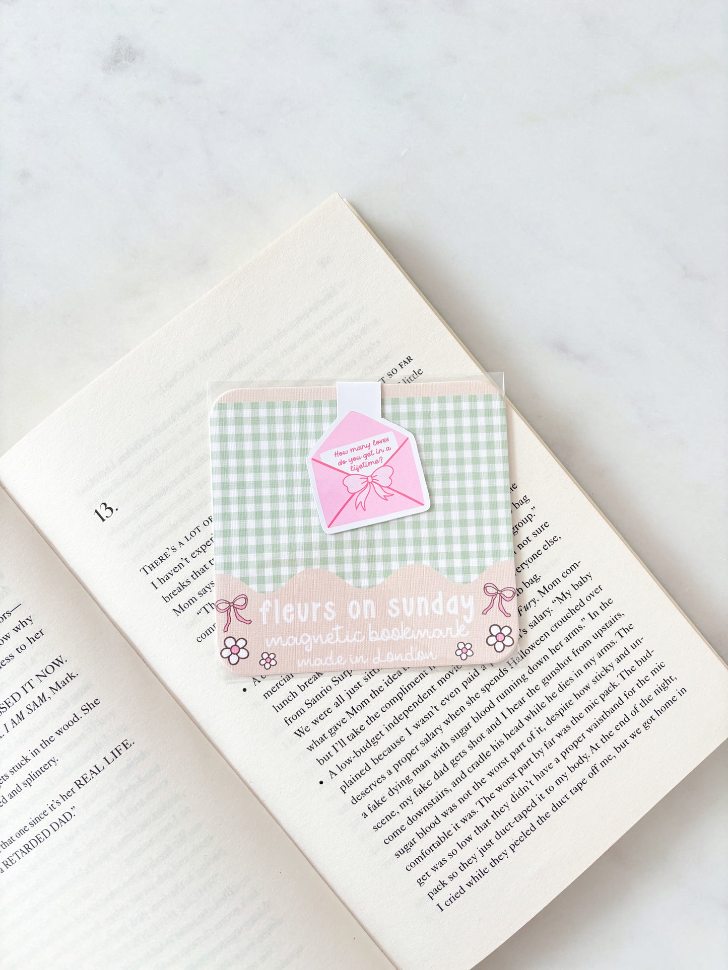 How Many Loves In A Lifetime MPU Magnetic Bookmark