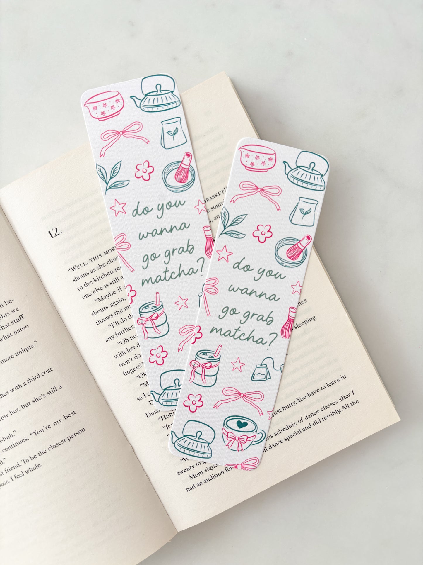 Do You Wanna Go Grab Matcha Bookmark