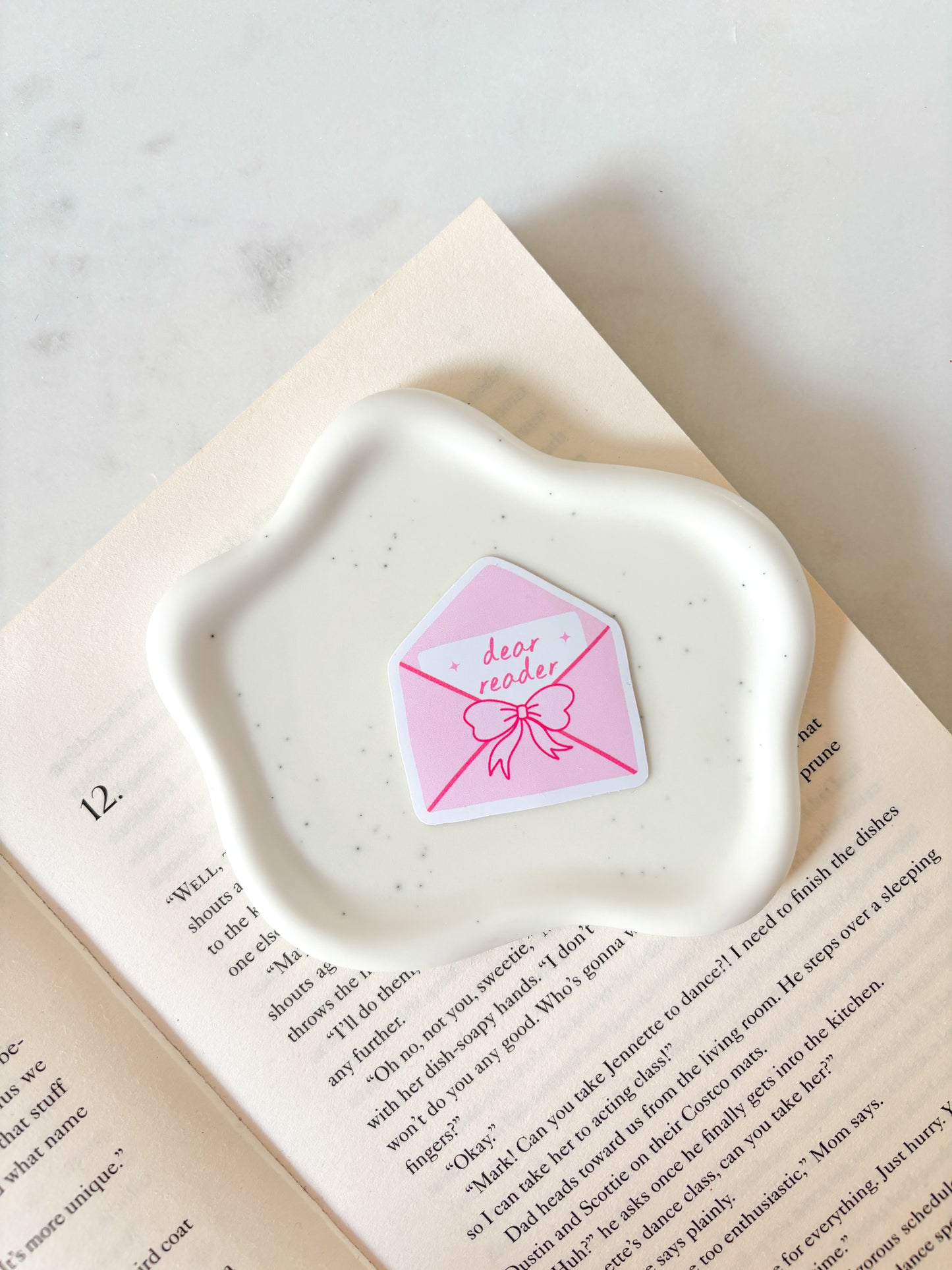 Dear Reader Love Letter Sticker