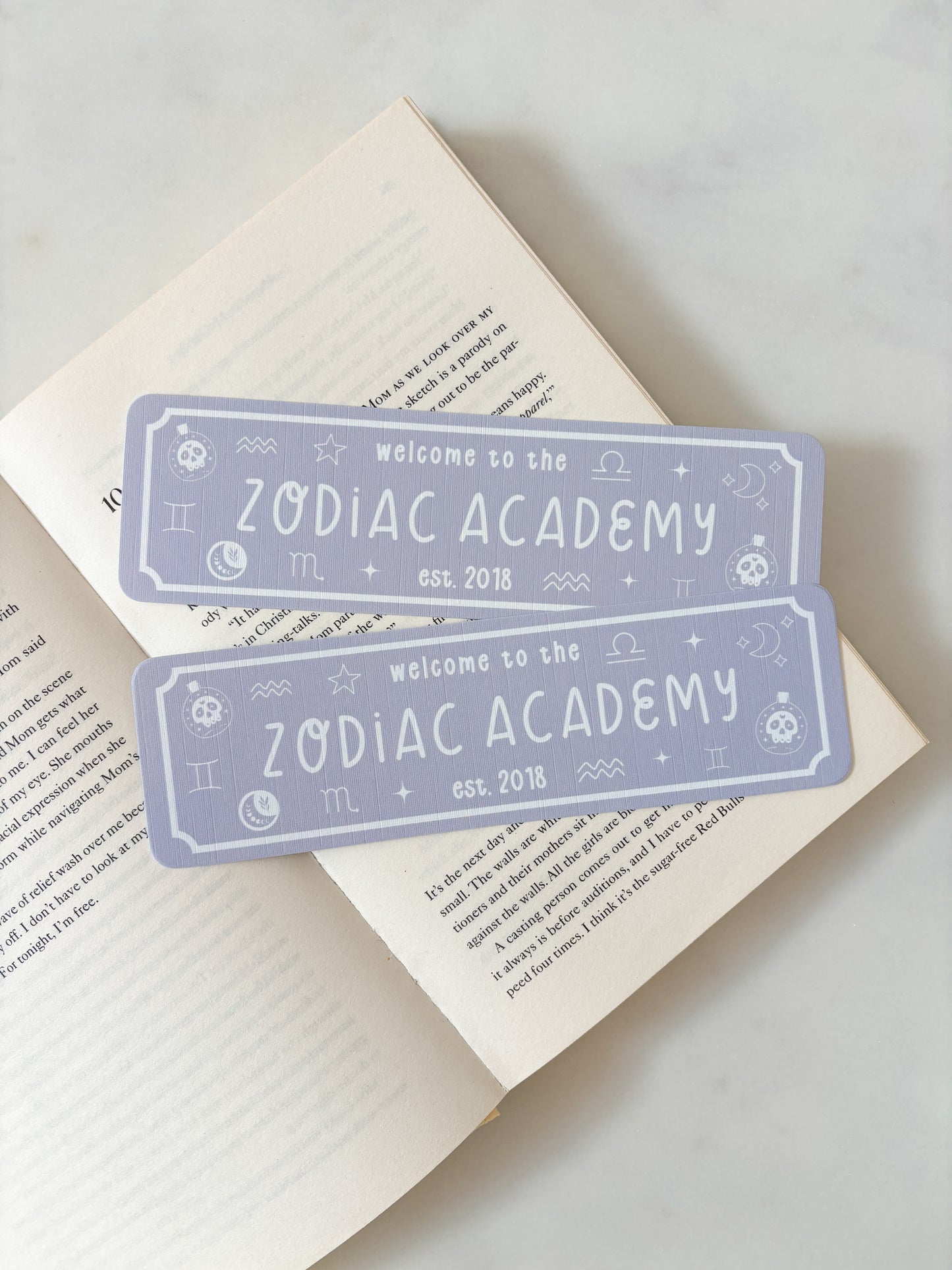 Zodiac Academy Minimal Bookmark