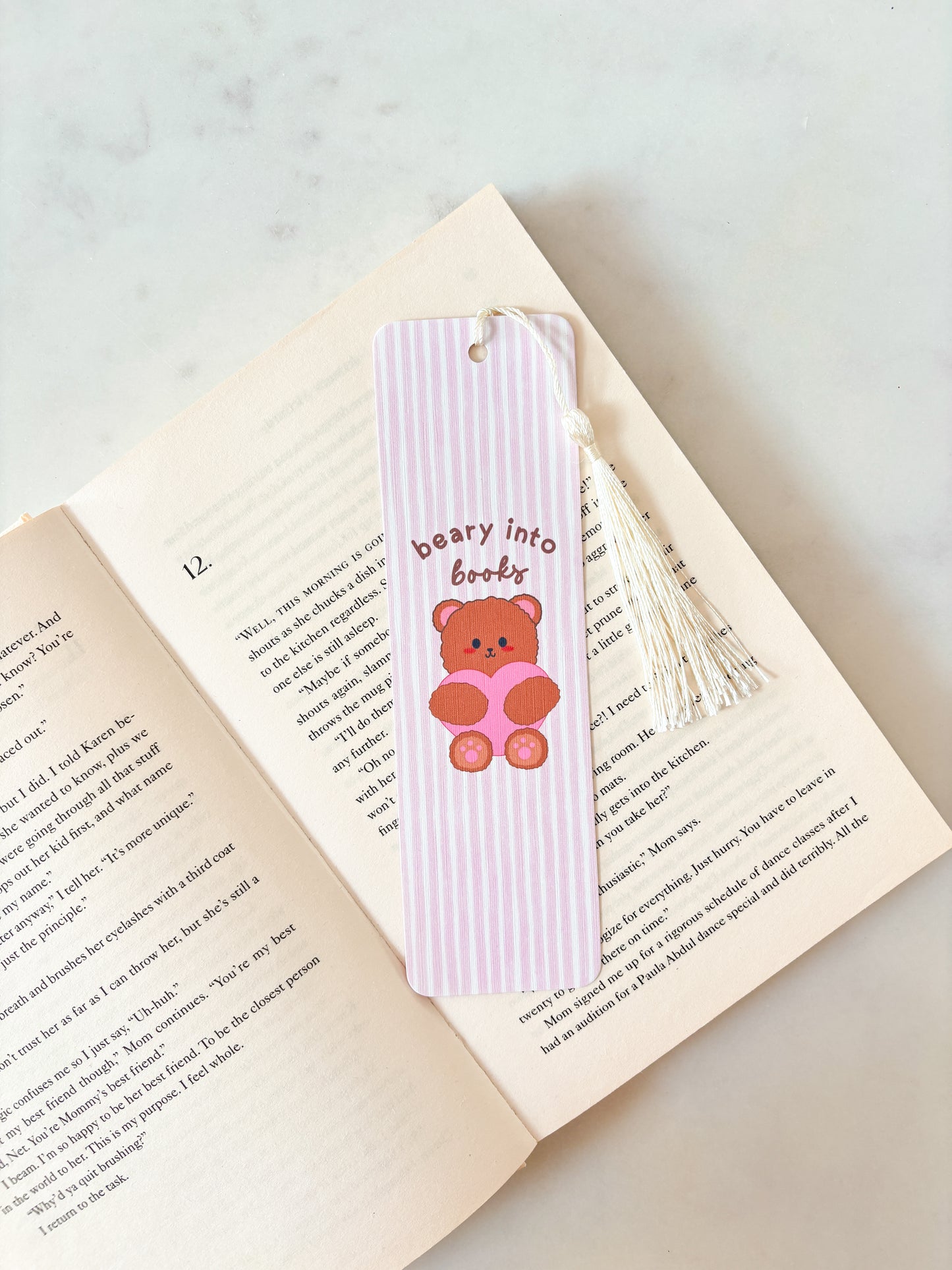 Beary Into Books Teddy Bookmark