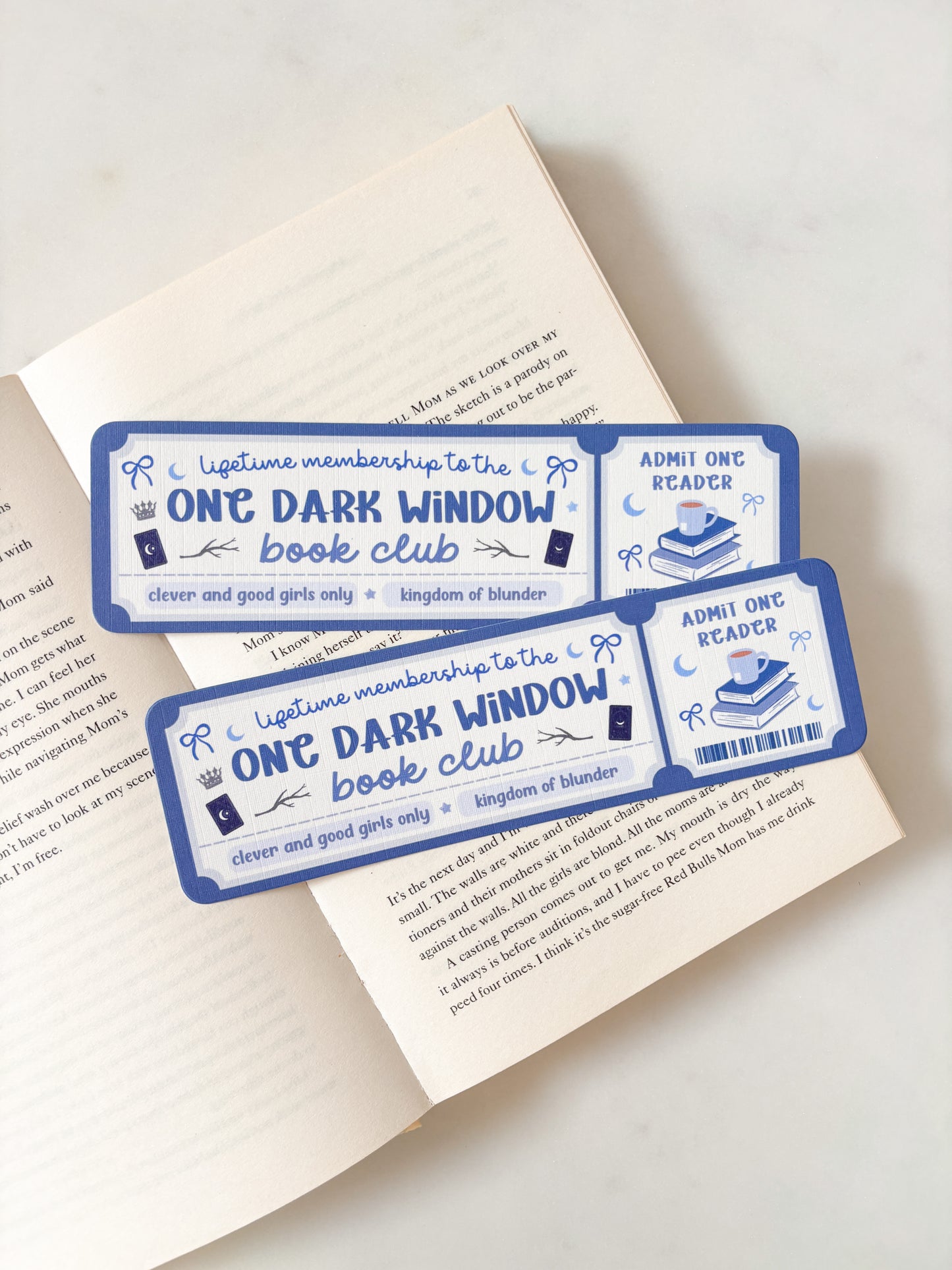 One Dark Window Book Club Bookmark