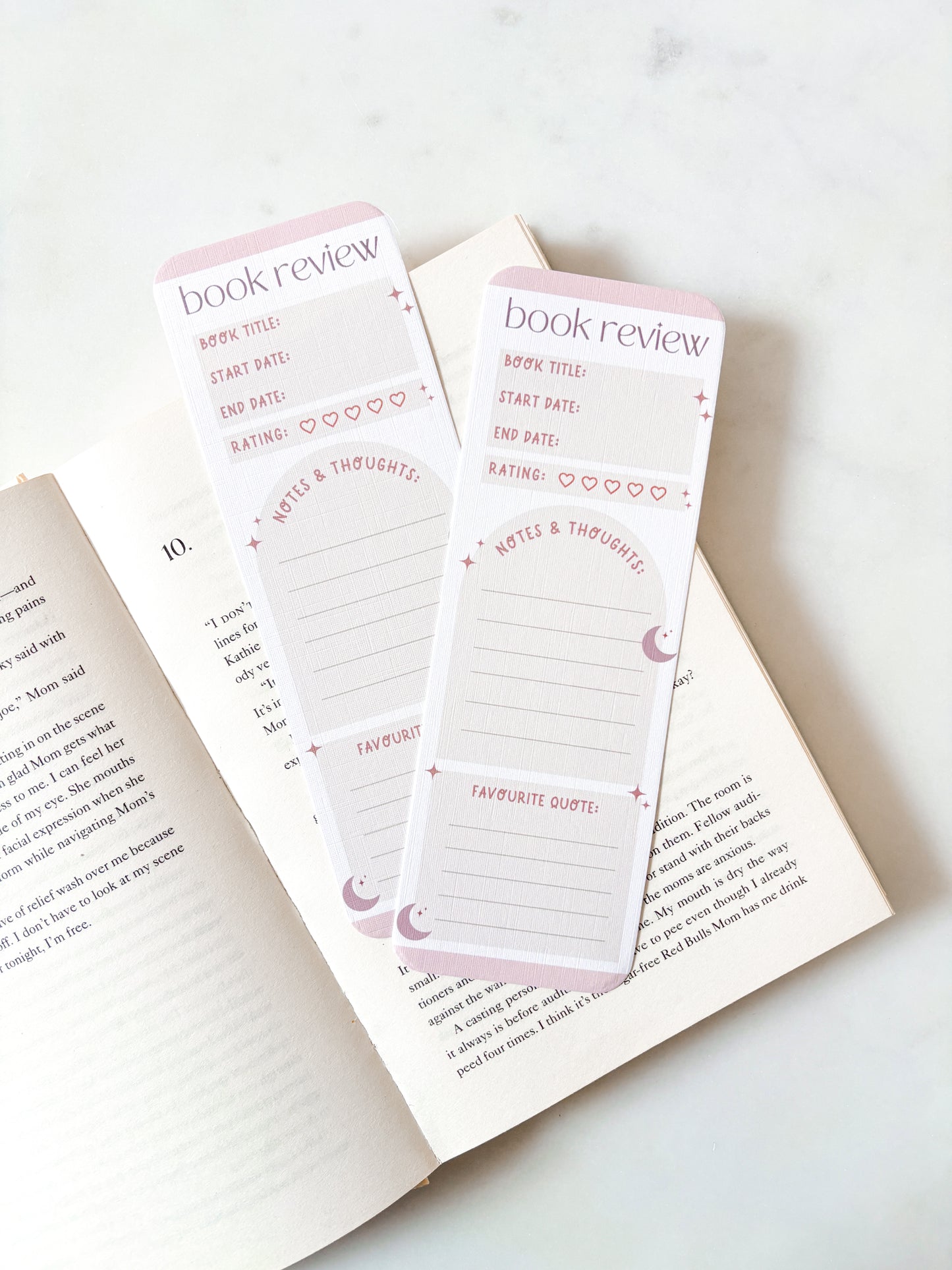 Beige Book Review Bookmark