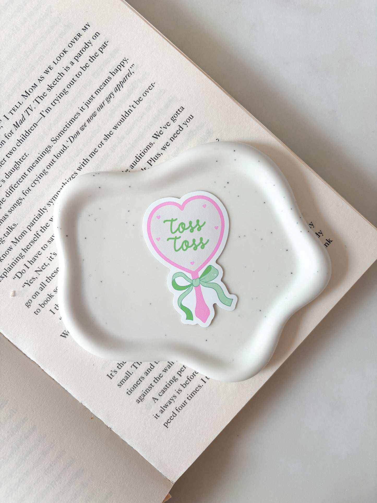 Toss Toss Mirror Sticker