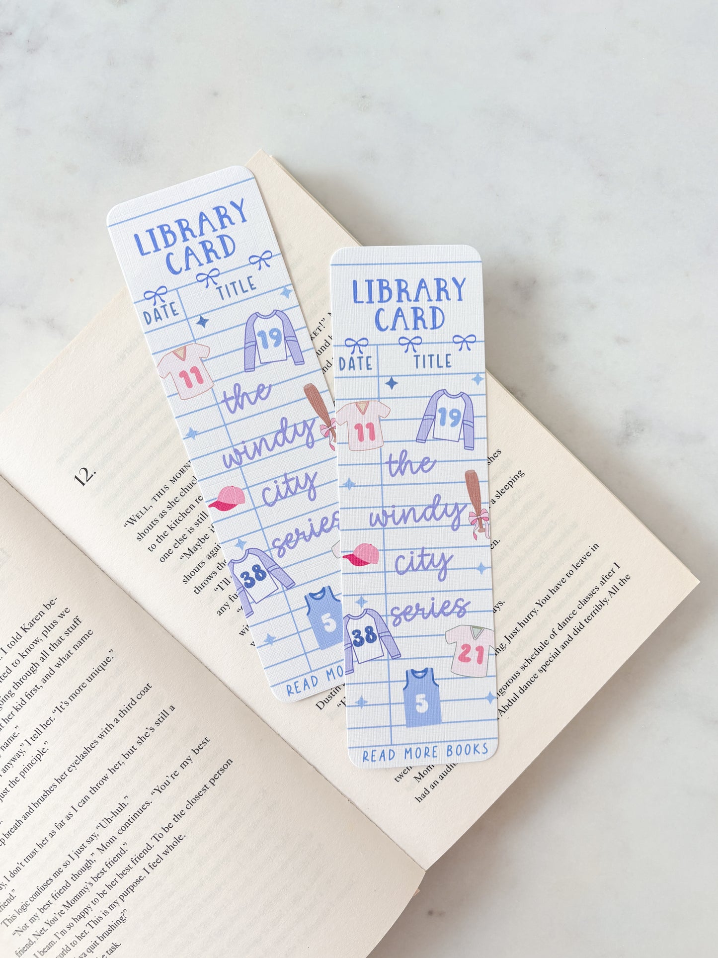 Windy City Library Card Bookmark