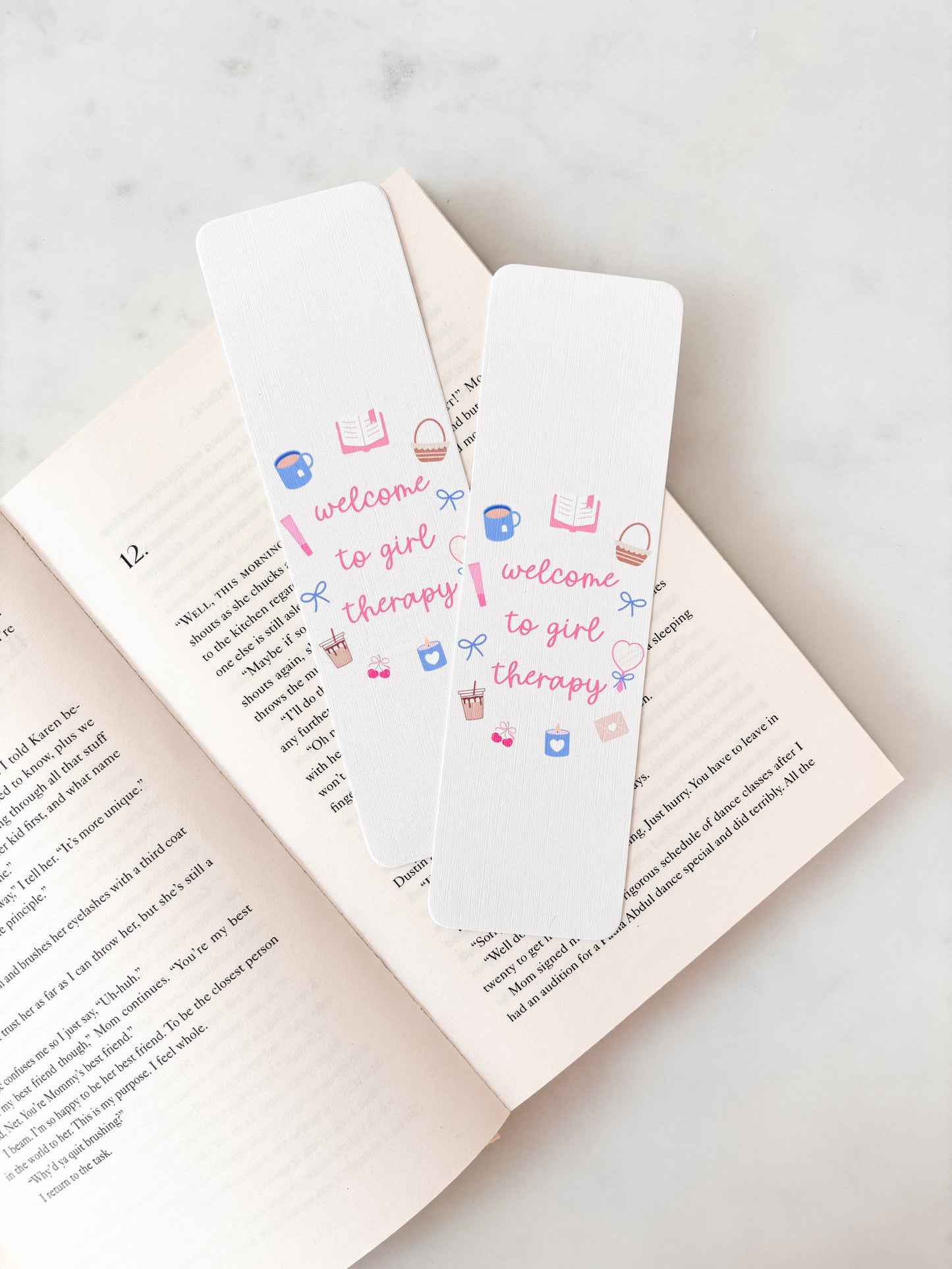 Welcome To Girl Therapy Bookmark