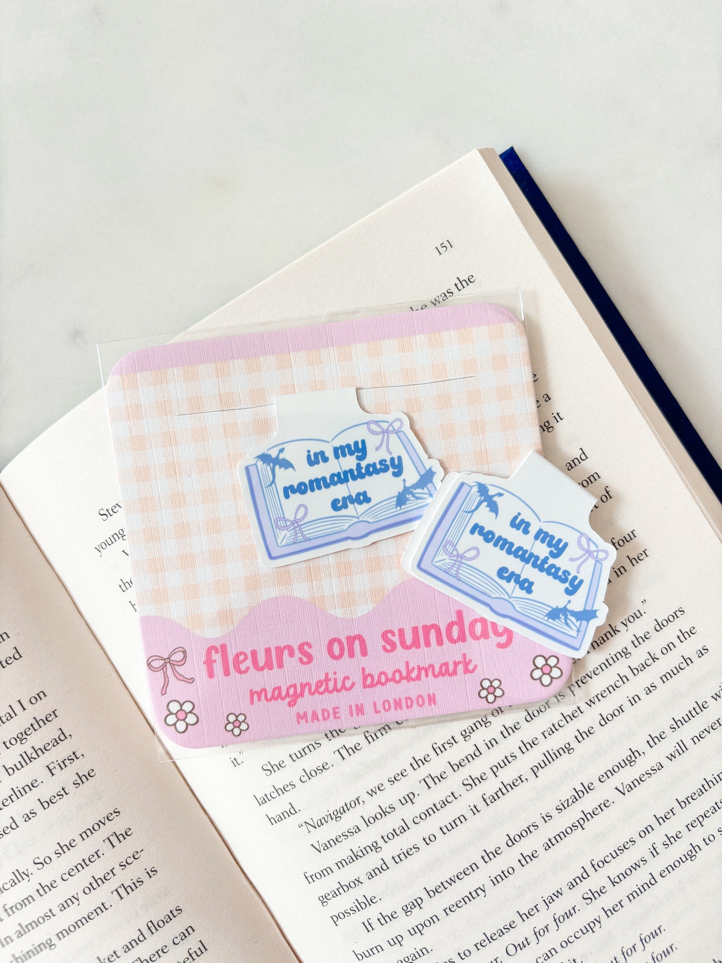 In My Romantasy Era Magnetic Bookmark | Dragons Bookmark