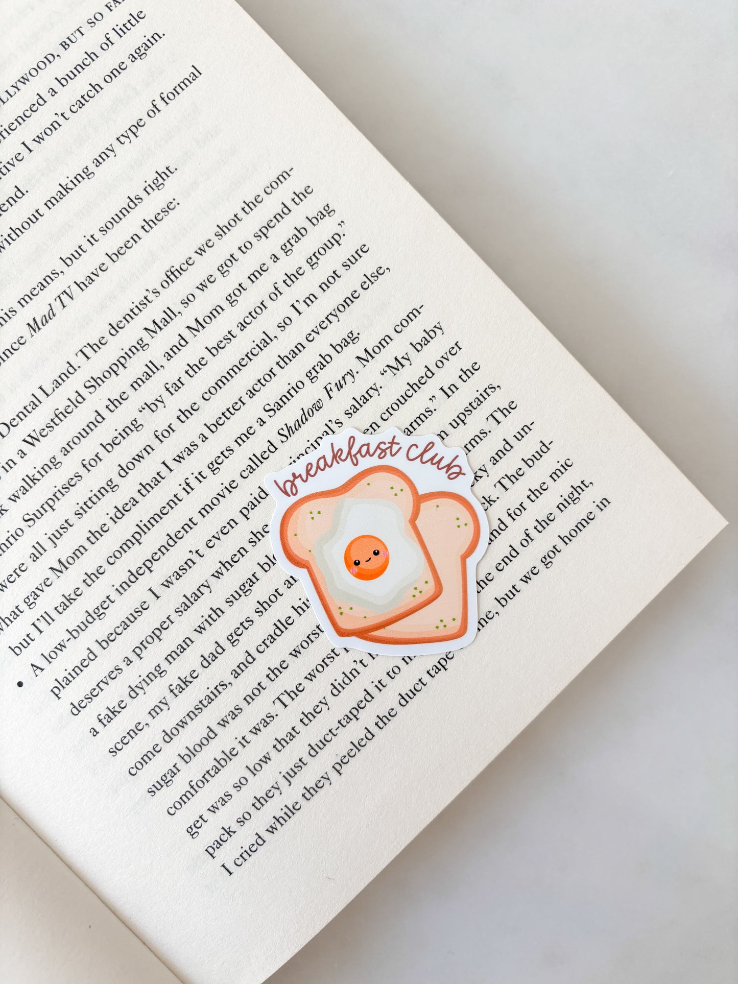 Breakfast Club Egg Toast Sticker