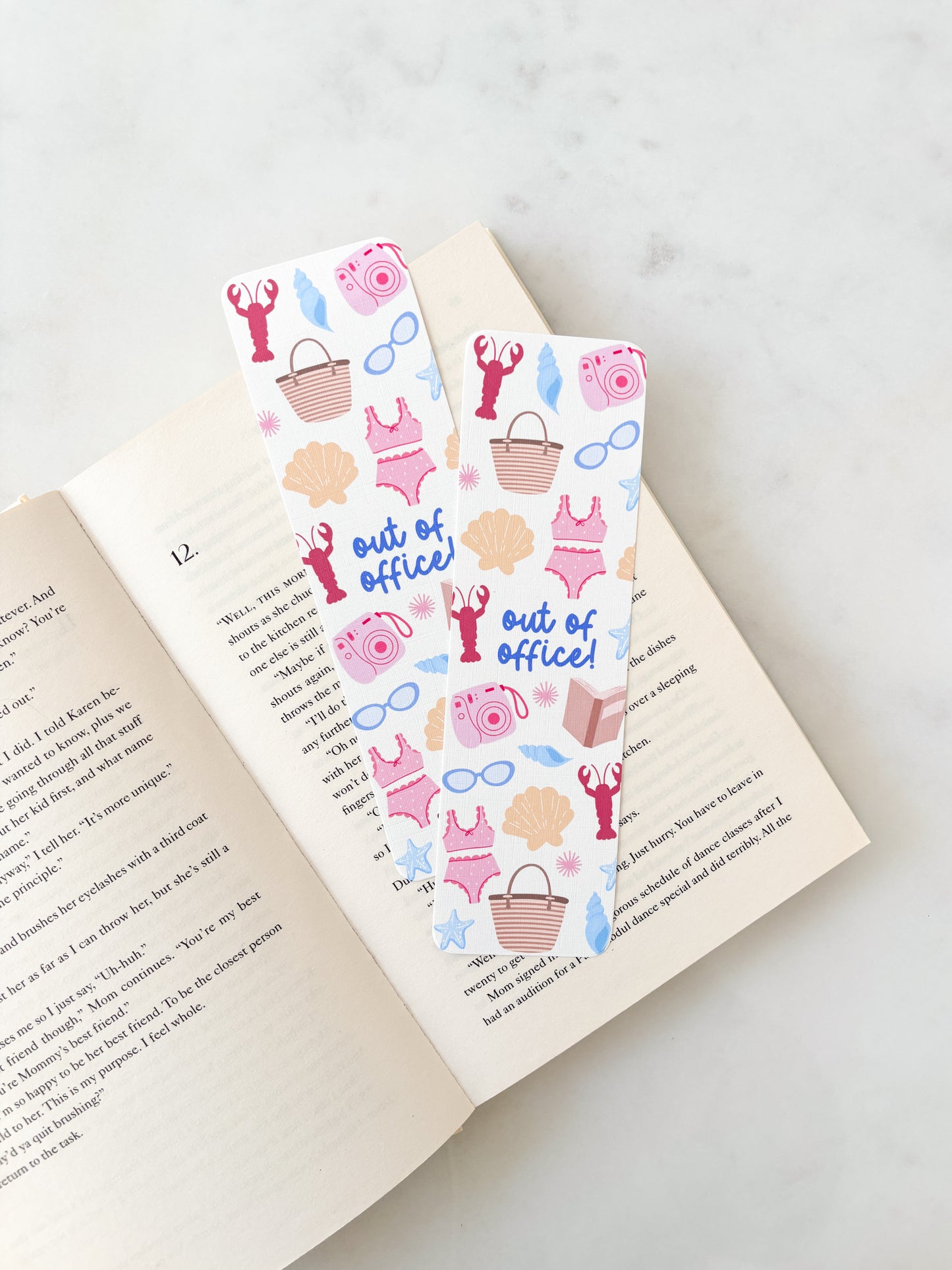 Out of Office Summer Bookmark