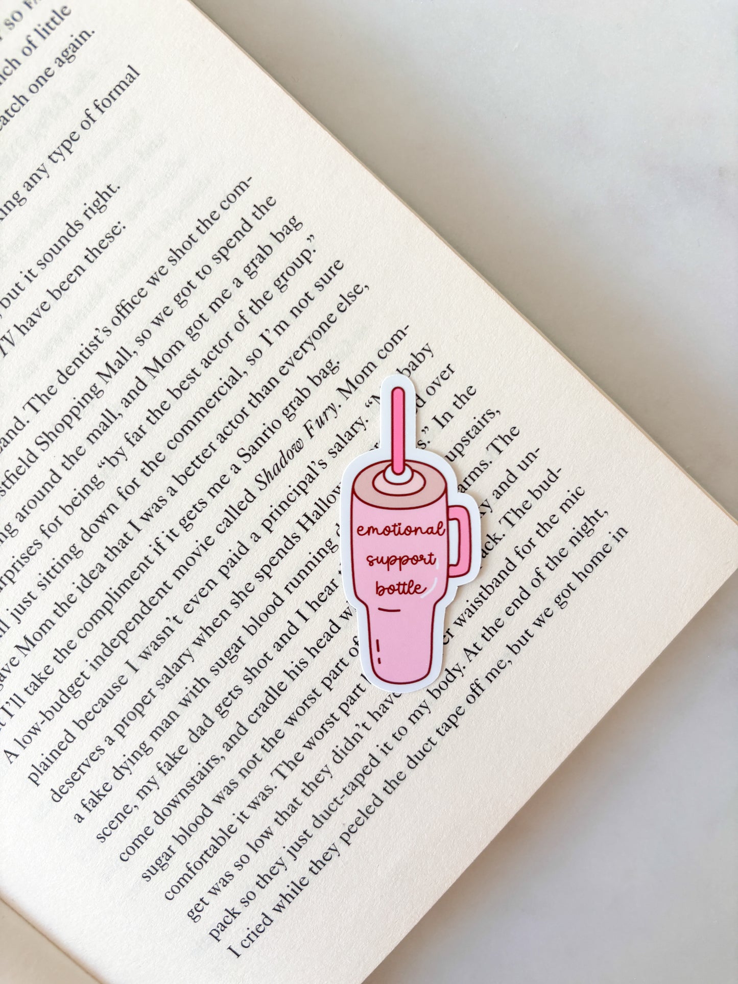 Emotional Support Bottle Sticker