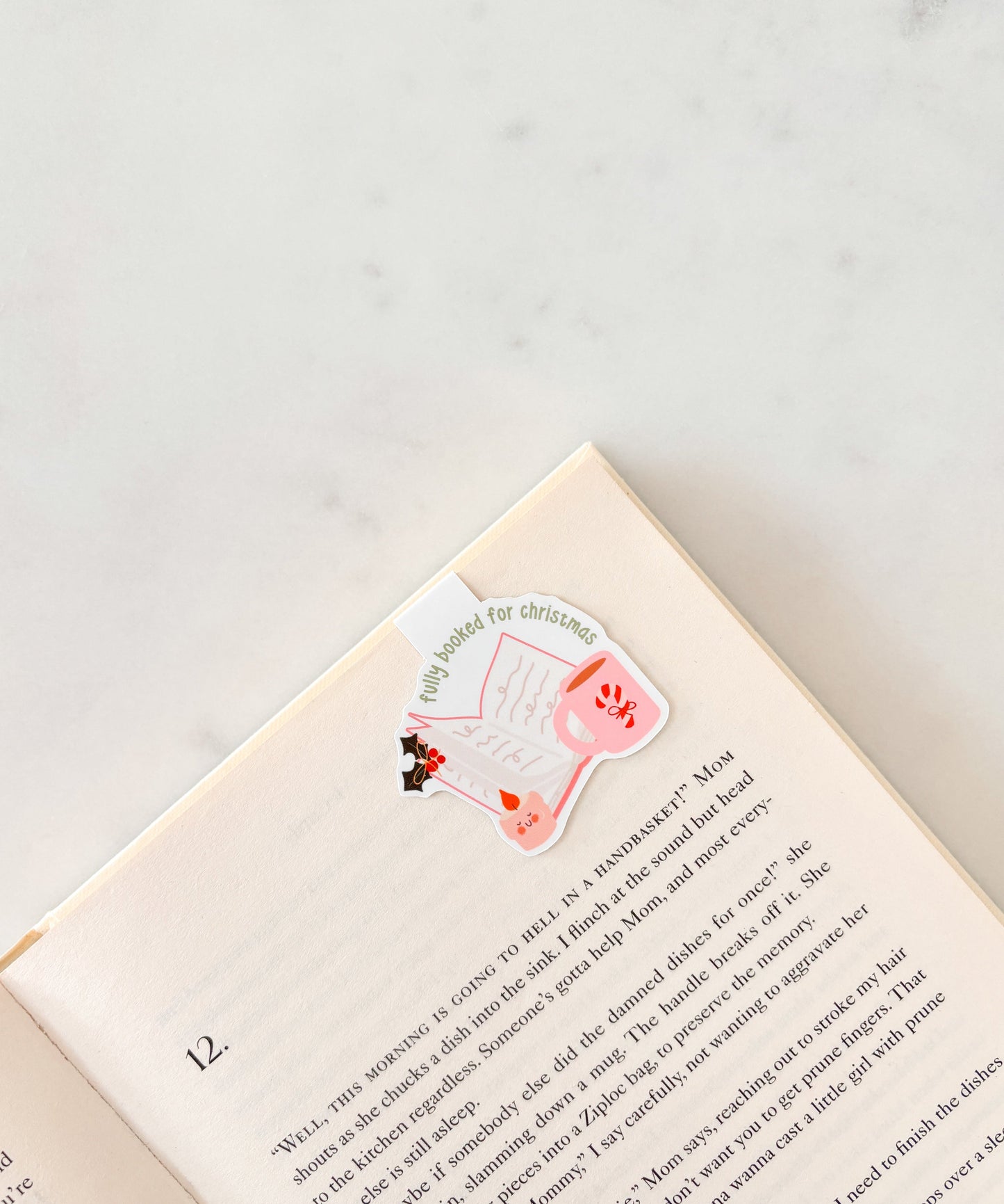 Fully Booked For Christmas Magnetic Bookmark