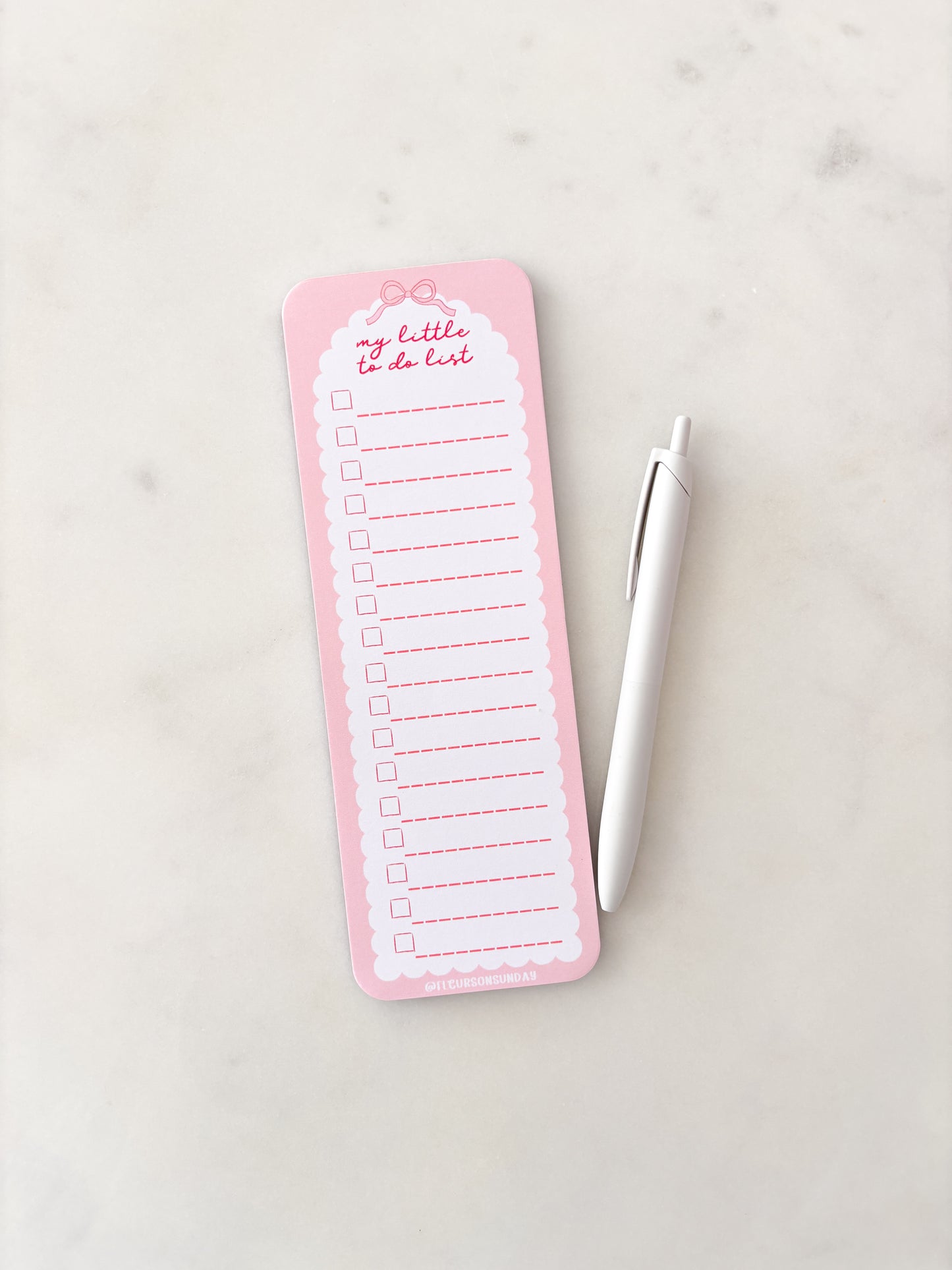 My Little To Do List | To-Do List Notepad