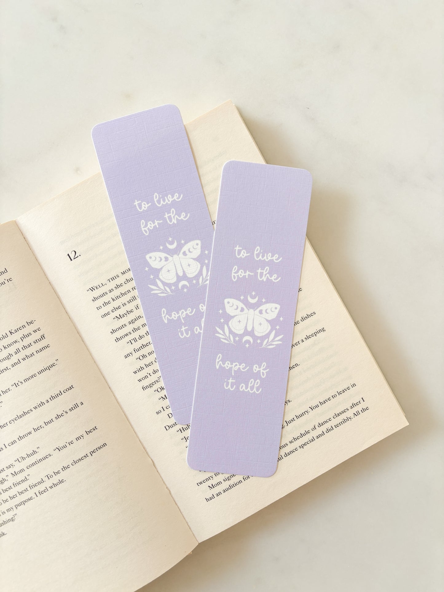 To Live For The Hope Of It All Bookmark