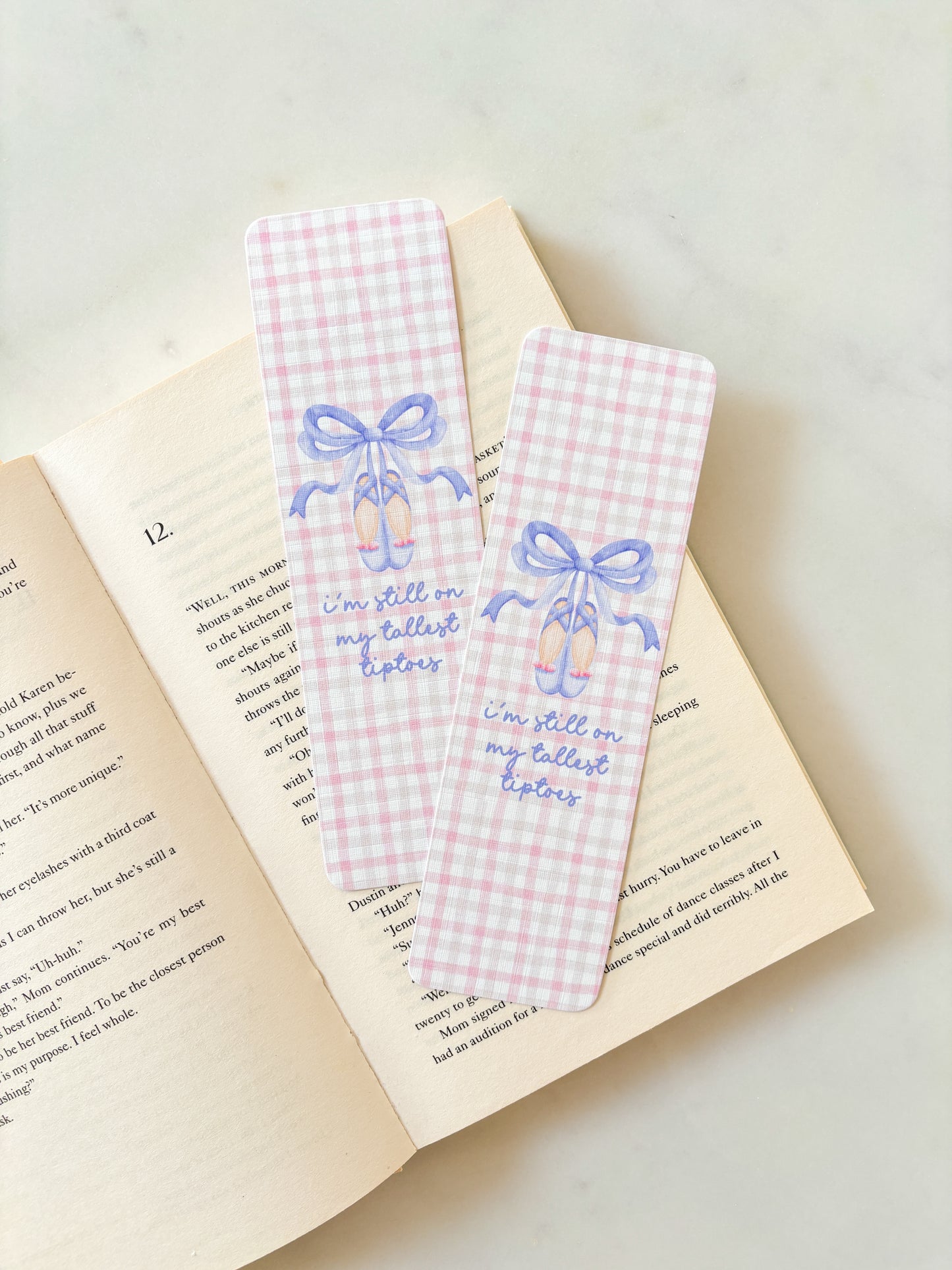 I'm Still On My Tallest Tiptoes Bookmark | Mirrorball Bookmark