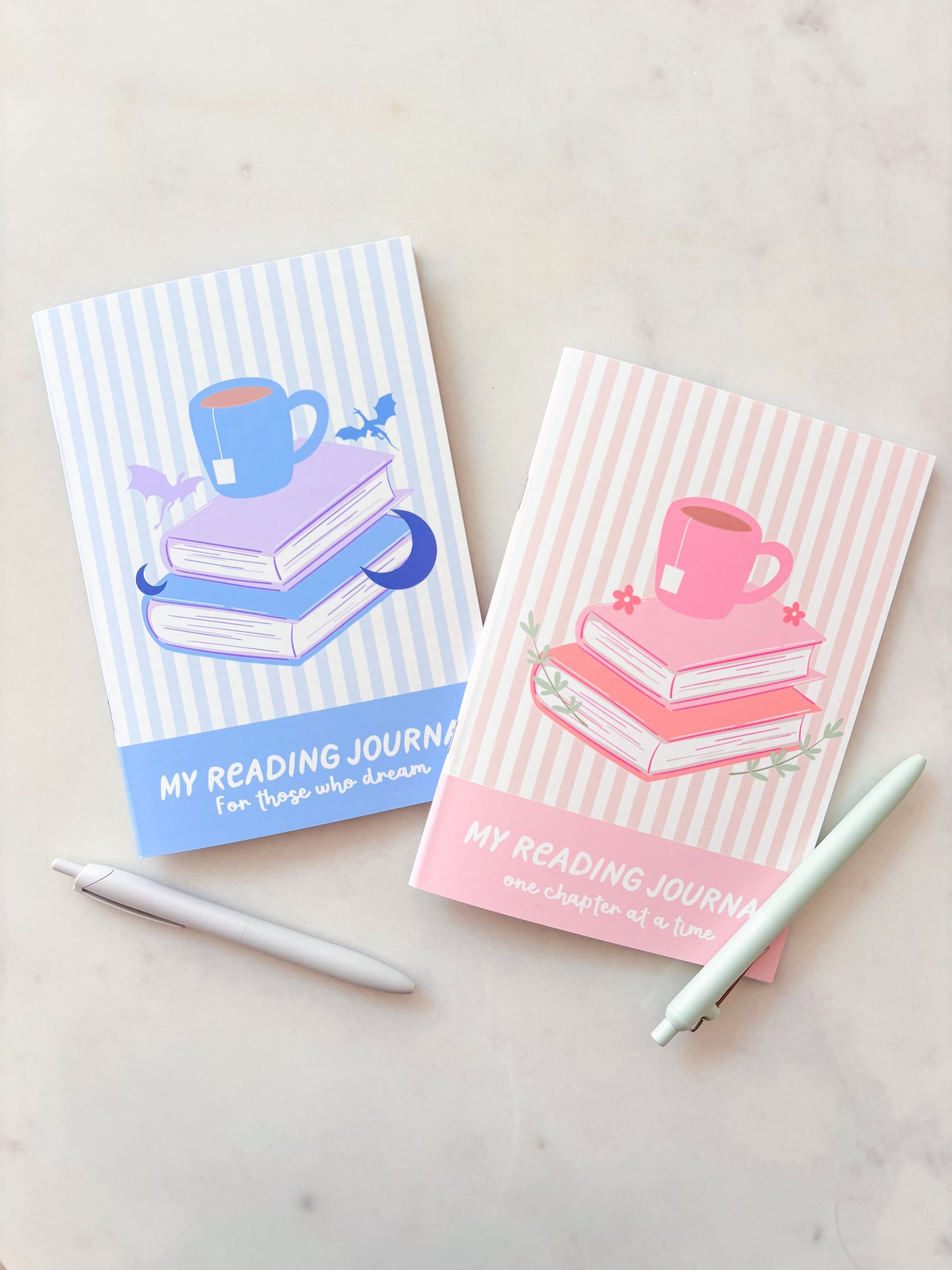 Fantasy Dragons Reading Journal | A5 Book Review Notebook