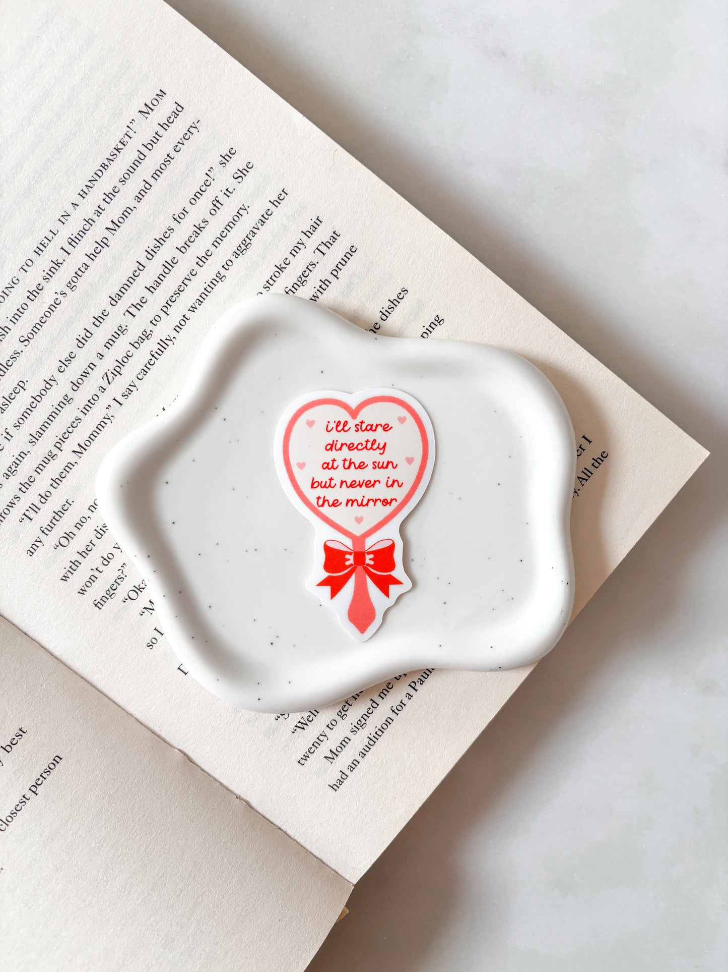 I'll Stare Directly At The Sun Mirror Sticker