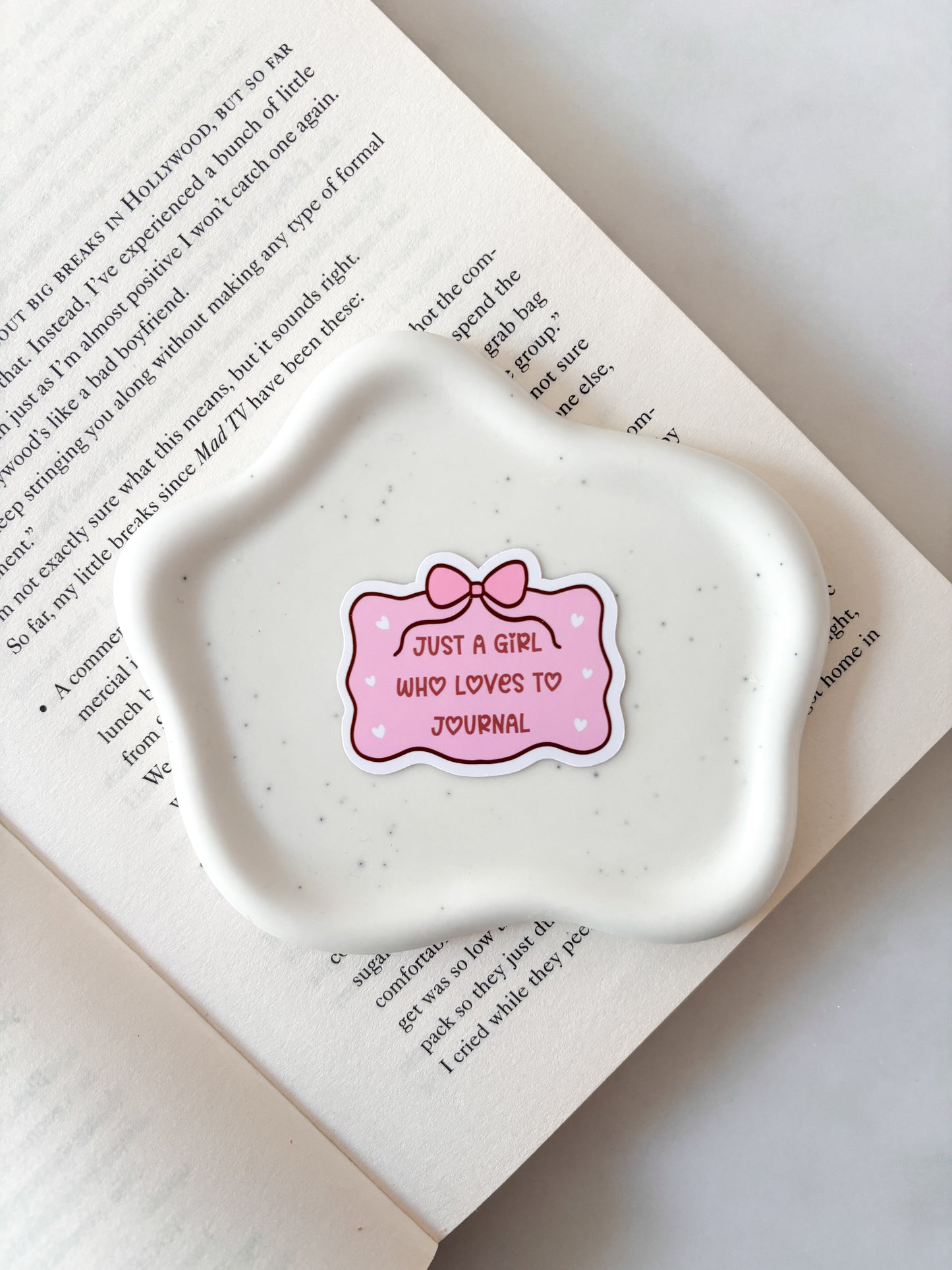 Just A Girl Who Loves To Journal Sticker