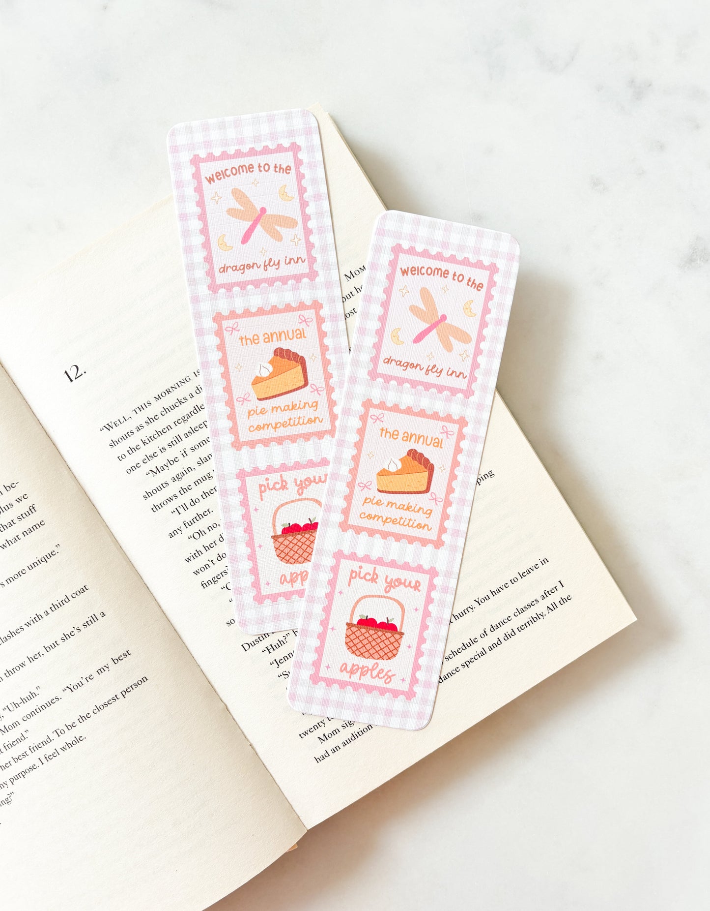 Dragon fly inn bookmark Gilmore