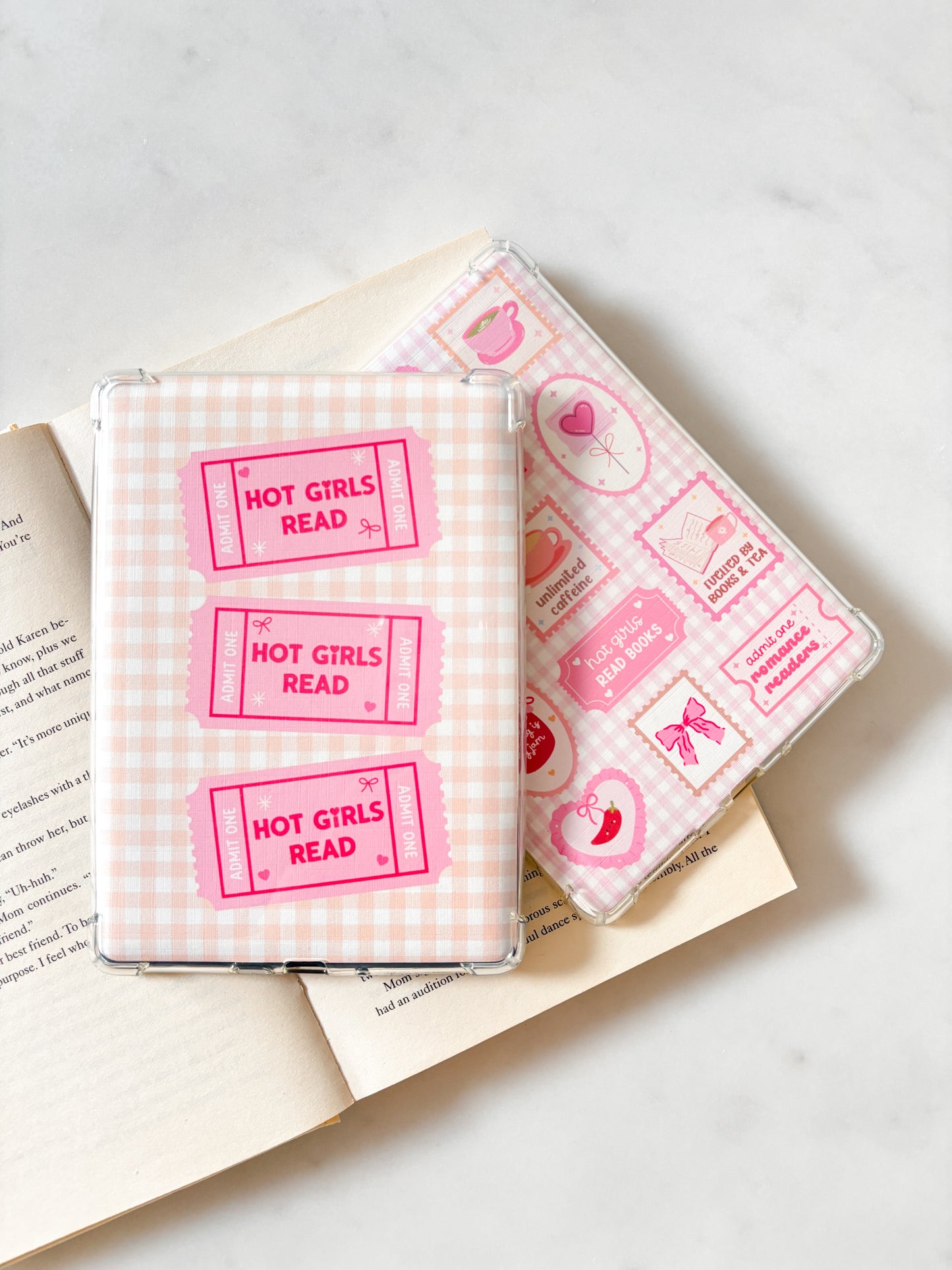 Hot Girls Read Ticket Ereader Insert