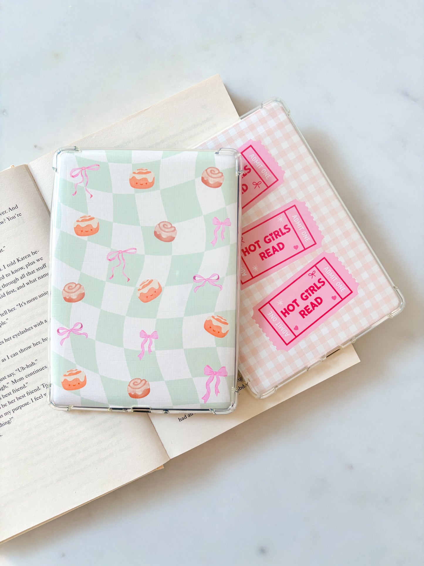 Cinnamon Coquette Girly Ereader Insert