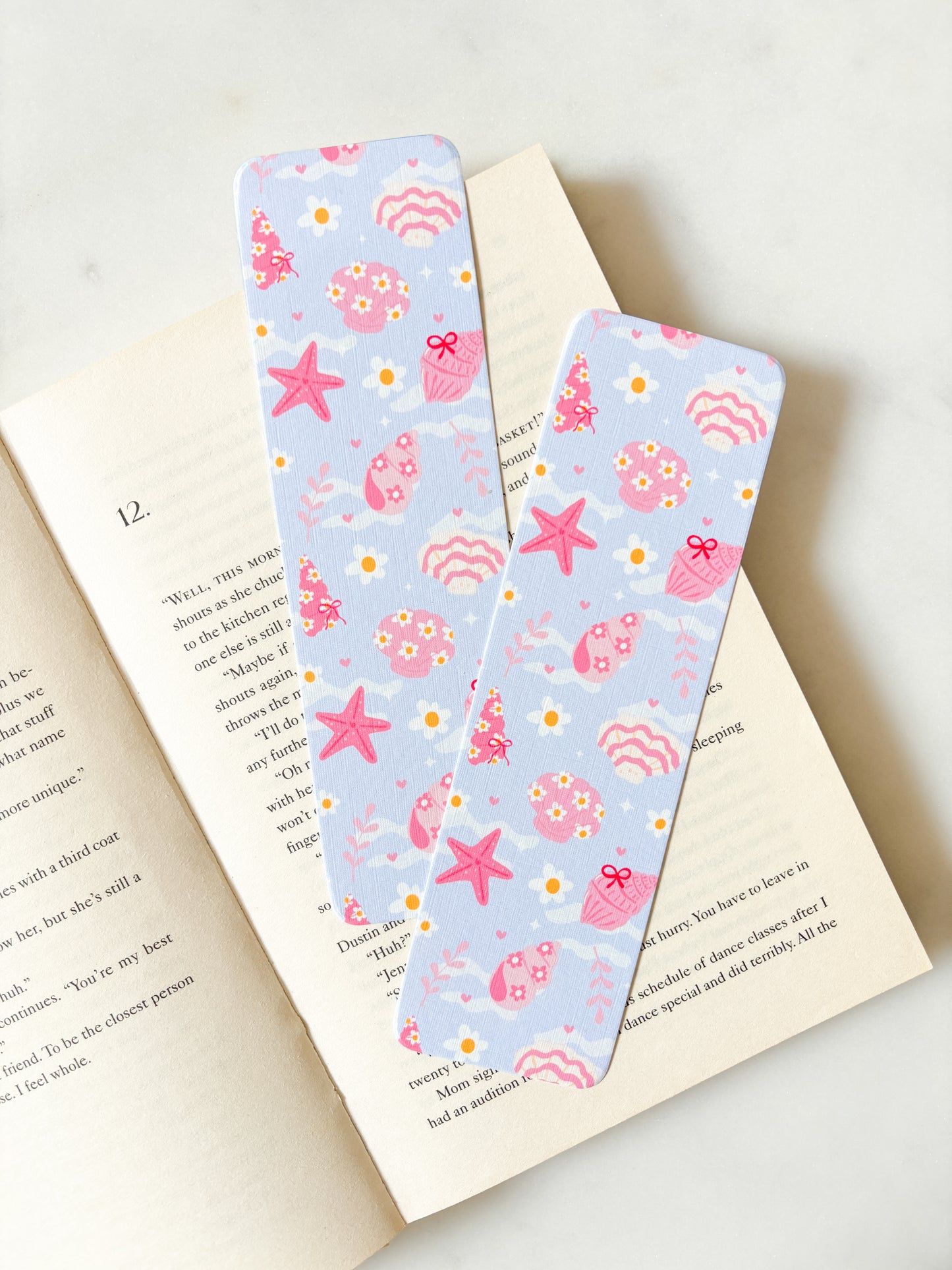 Cute Seashells Bookmark
