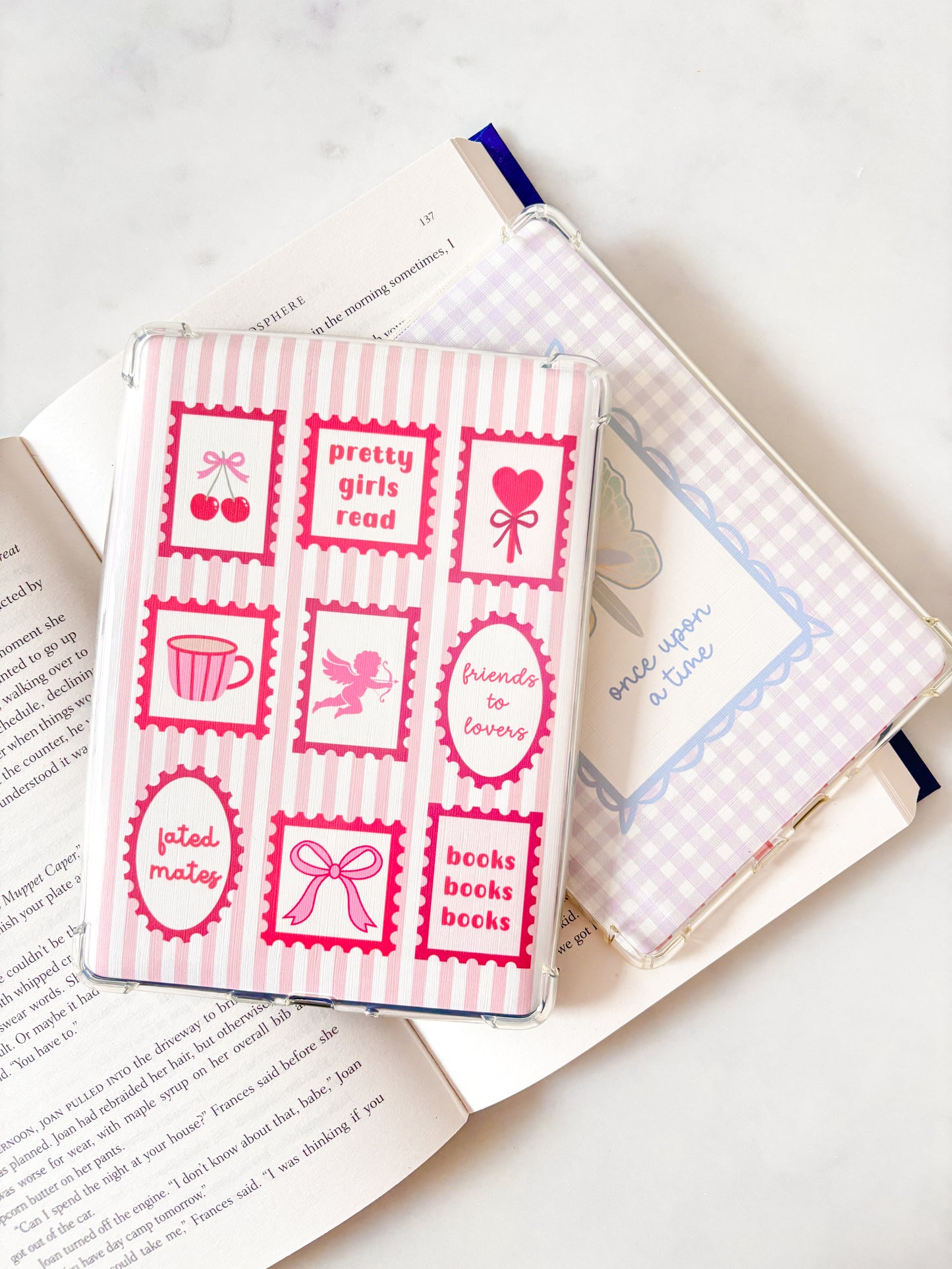 Pretty Girls Read Stamps Kindle Insert