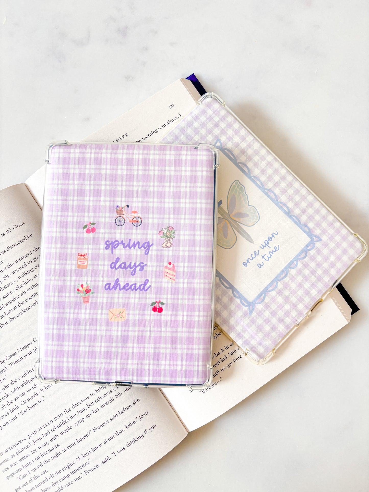 Spring Days Ahead Gingham Kindle Insert