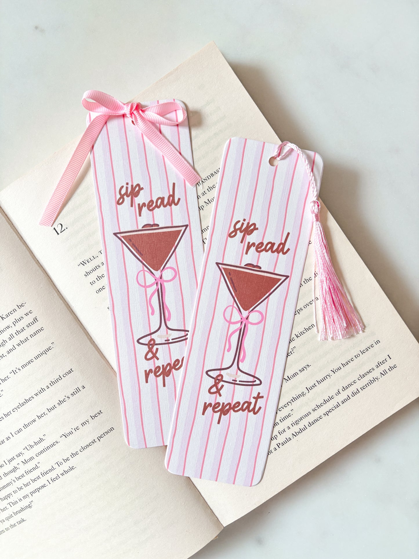 Sip, Read & Repeat | Espresso Martini Bookmark