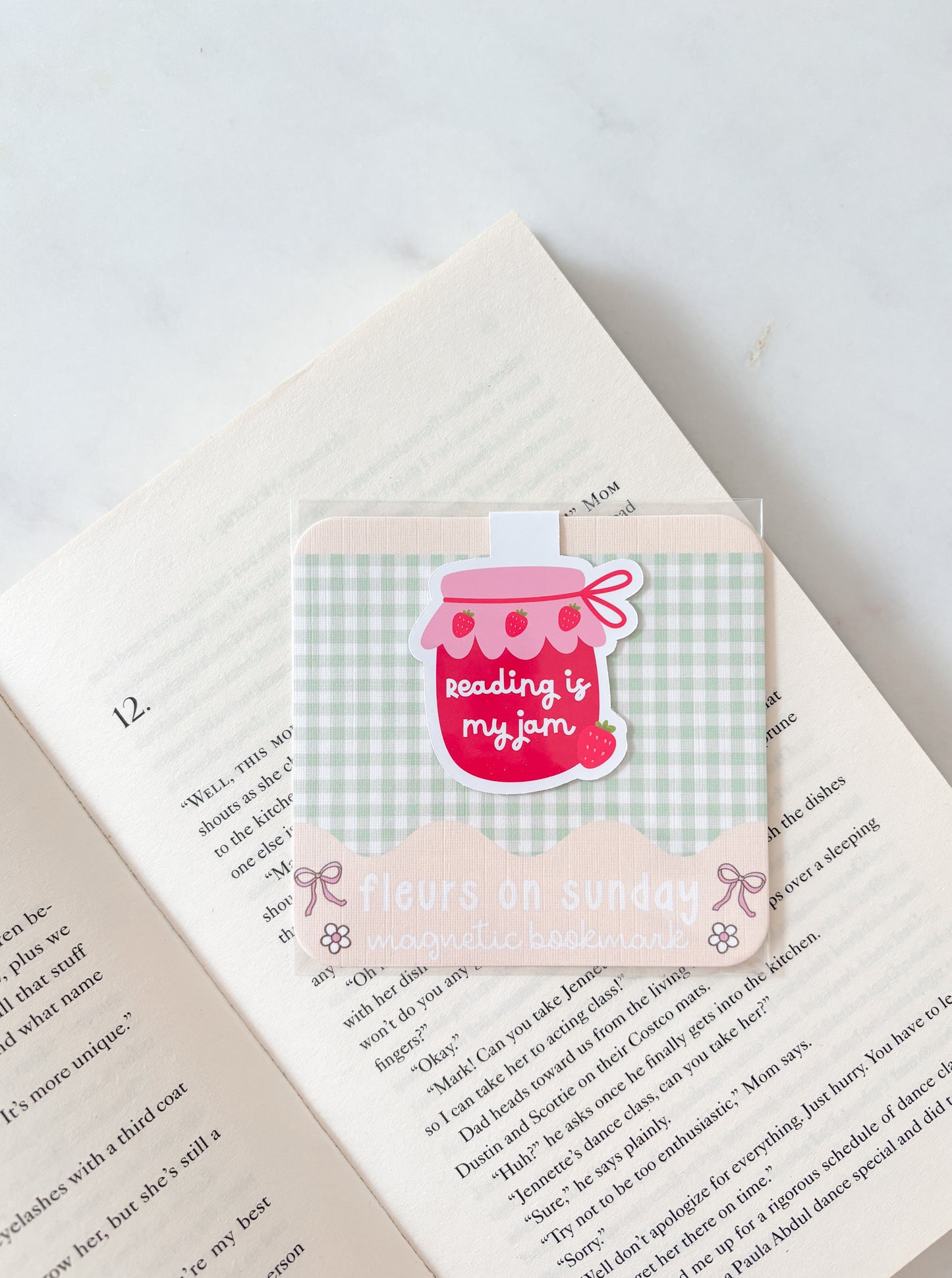 Reading Is My Jam Magnetic Bookmark
