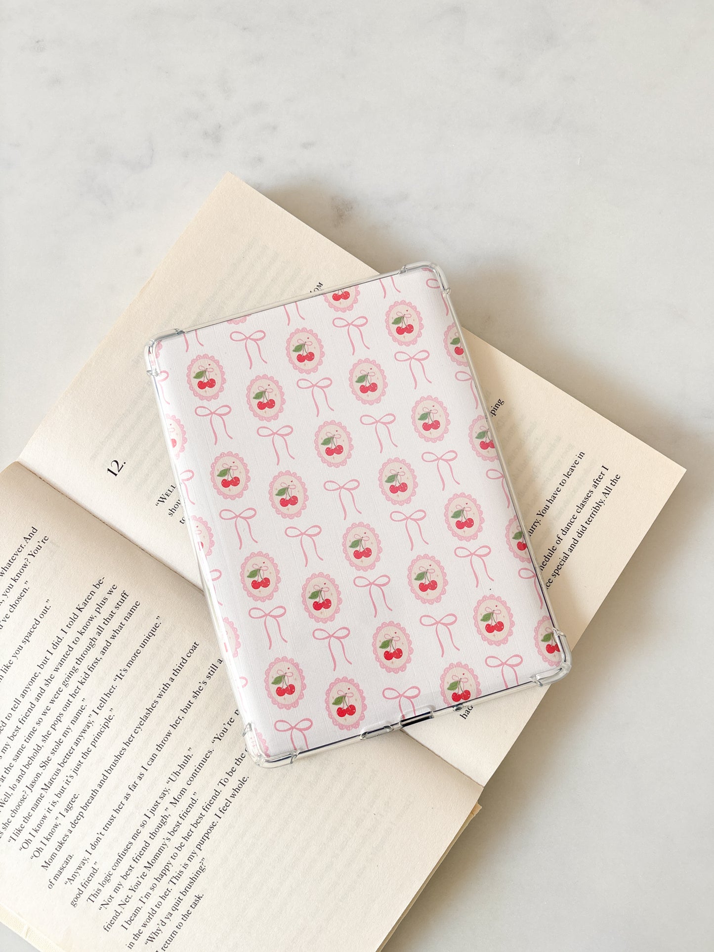 Coquette Cherries Pattern Kindle Insert