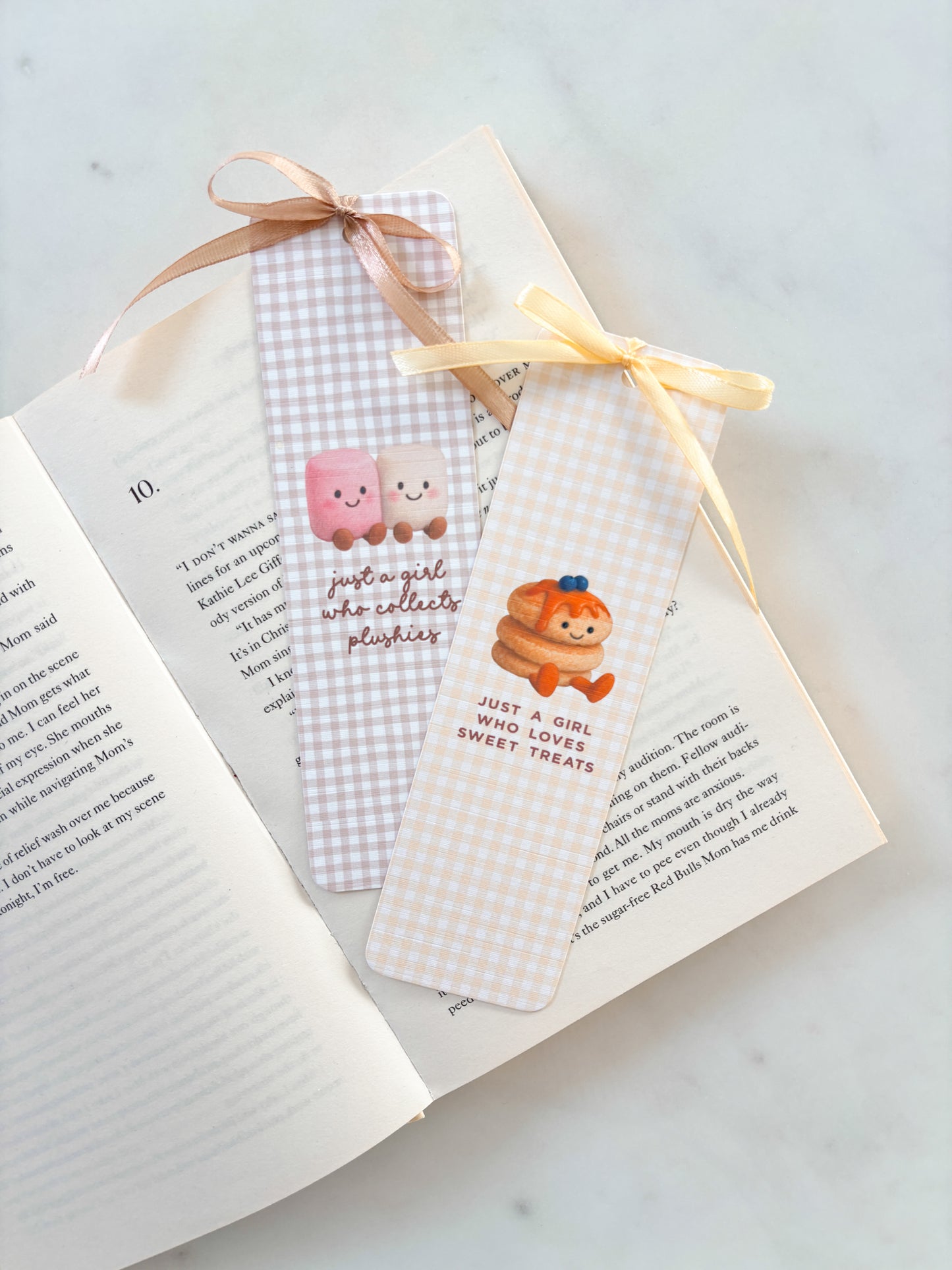 Sweet Marshmallow Plushie Bookmark