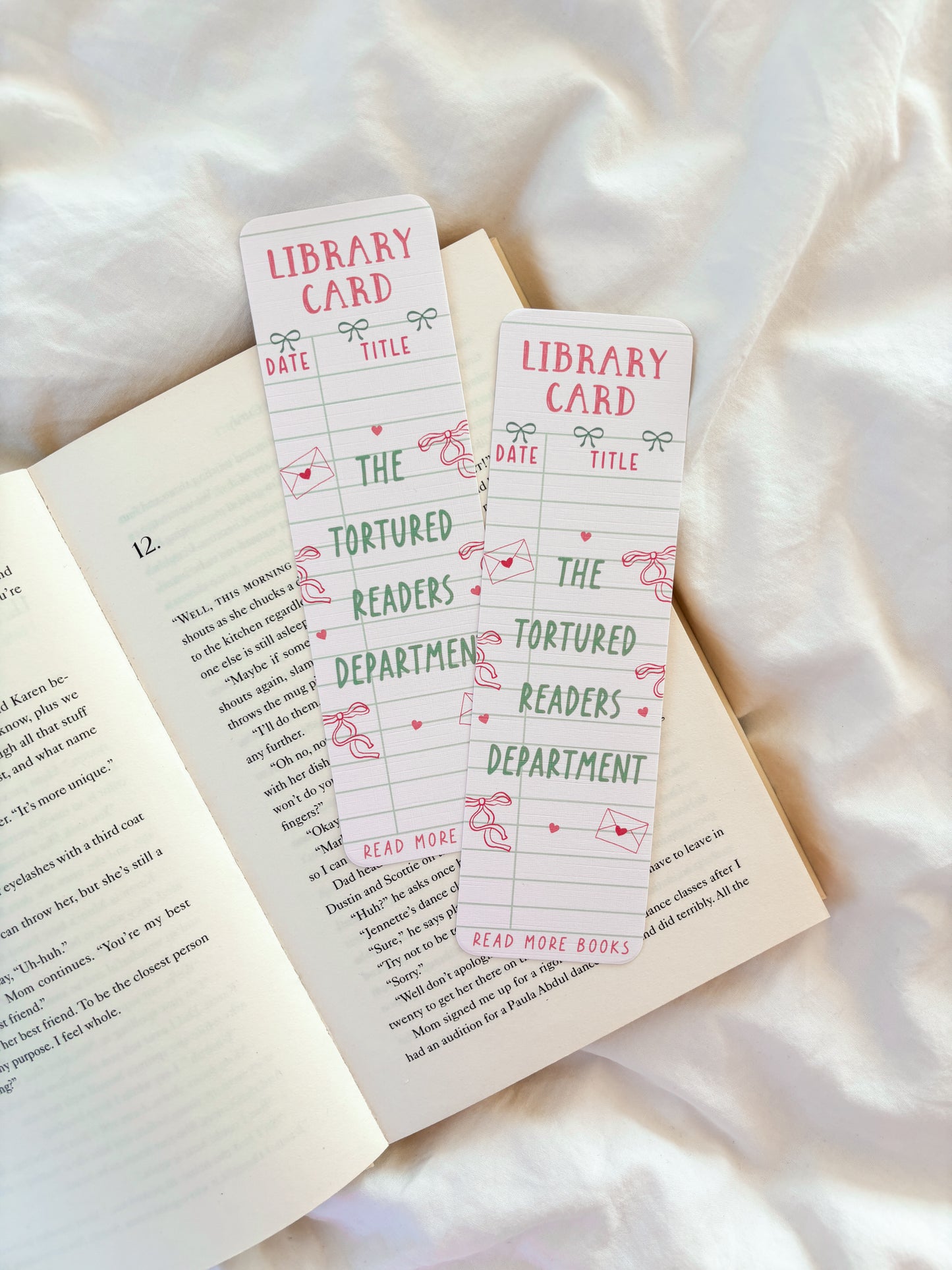 Vintage Library Card Bookmark | Tortured Readers Department Bookmark