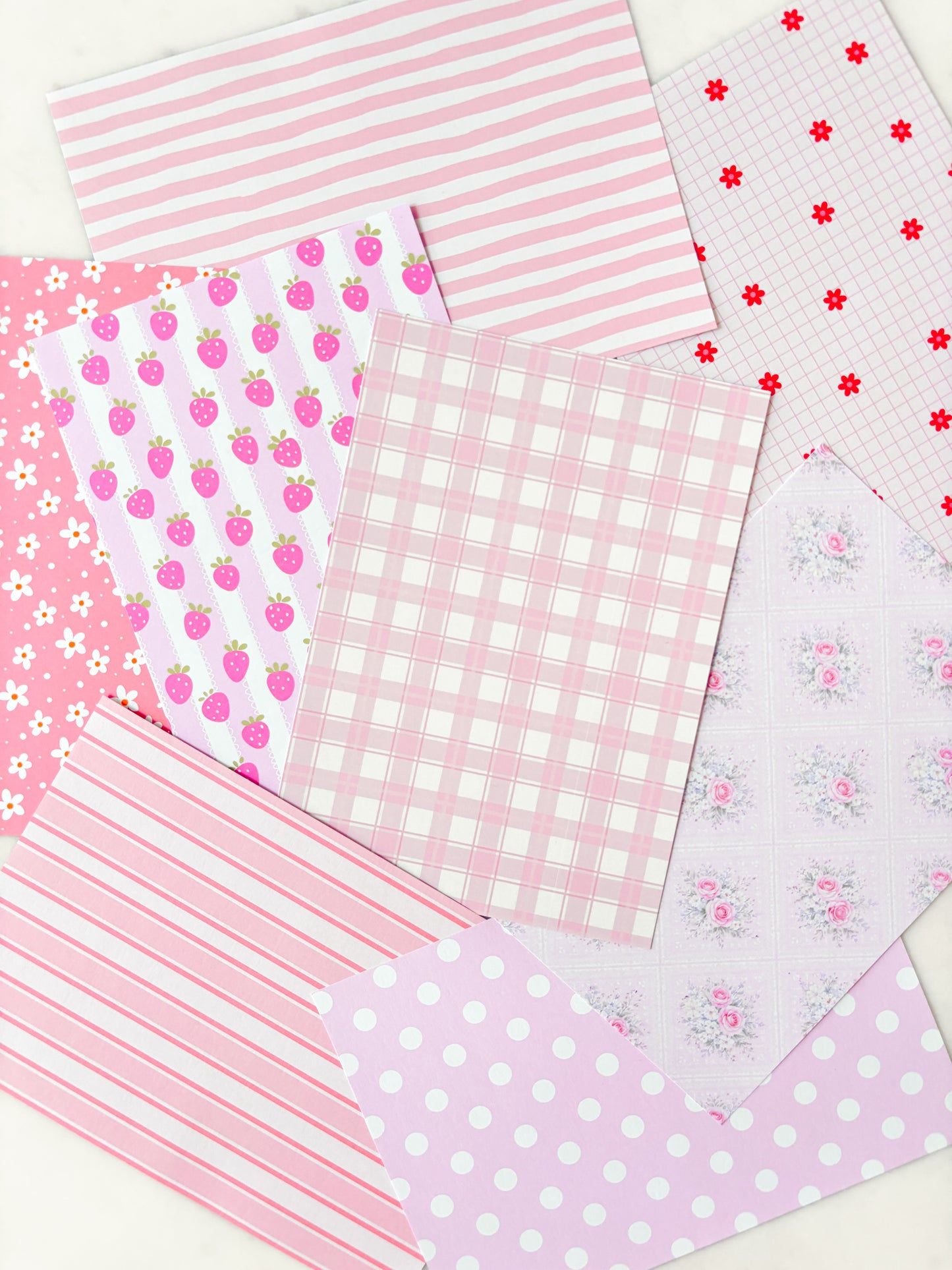 Pink Journal Craft Paper | Junk Journal Crafting Paper