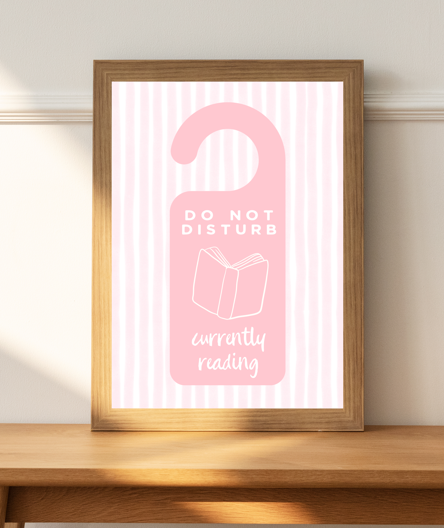 Do Not Disturb Currently Reading Art Print
