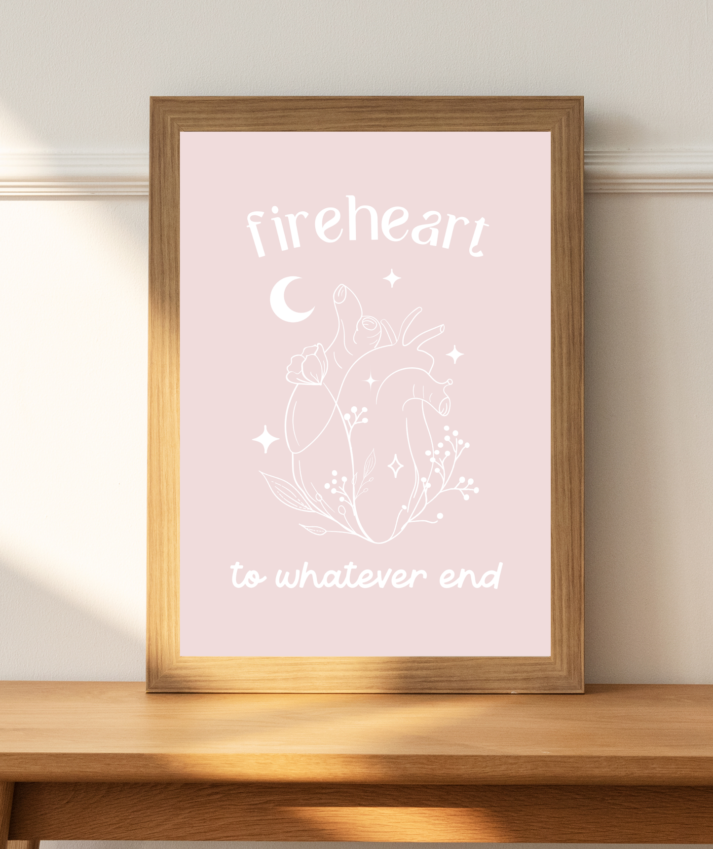 Fireheart Art Print | Tog Poster