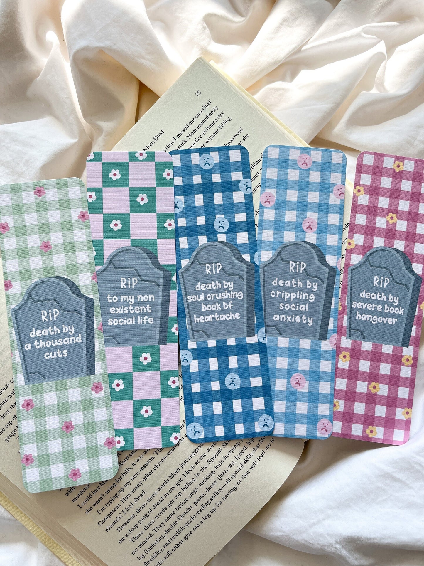 RIP Bookmark Series | Death By Books Bookmark