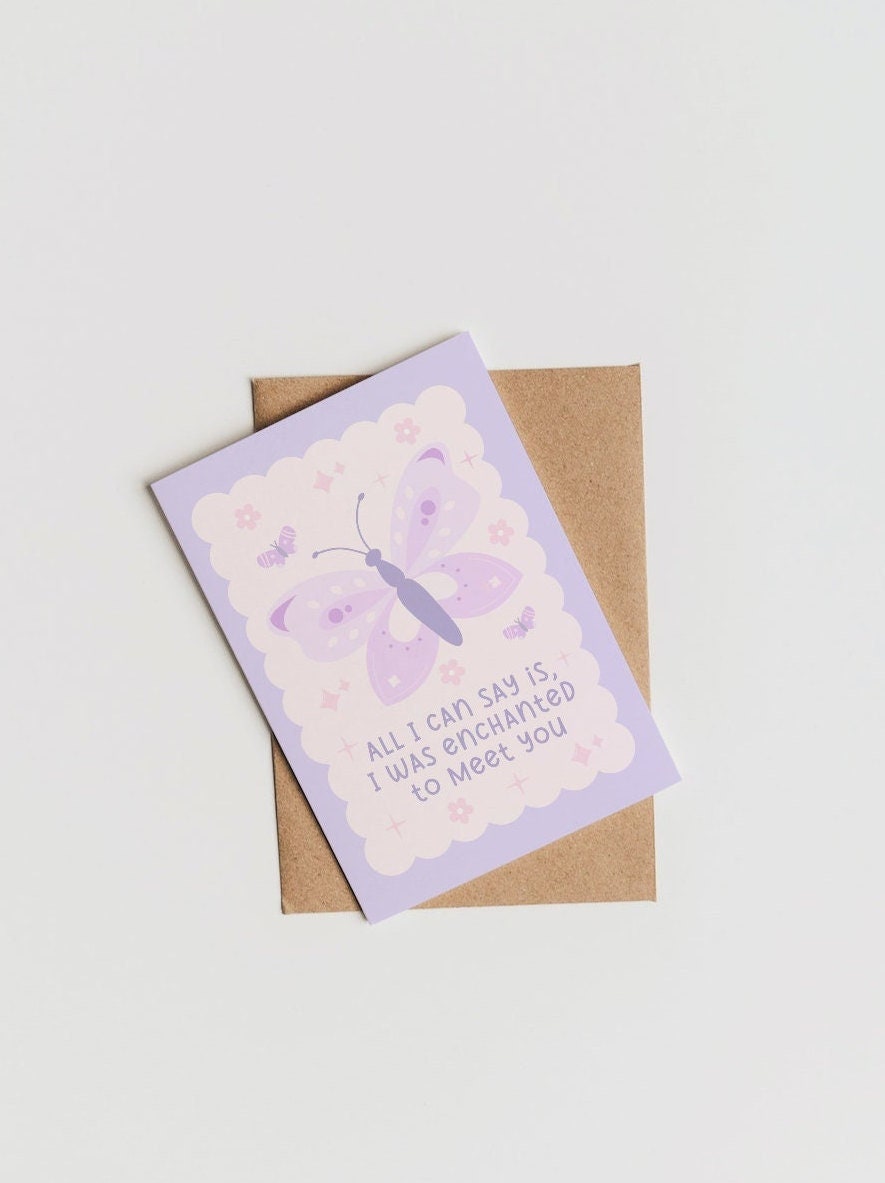 I Was Enchanted To Meet You Greeting Card | TS Speak Now Card