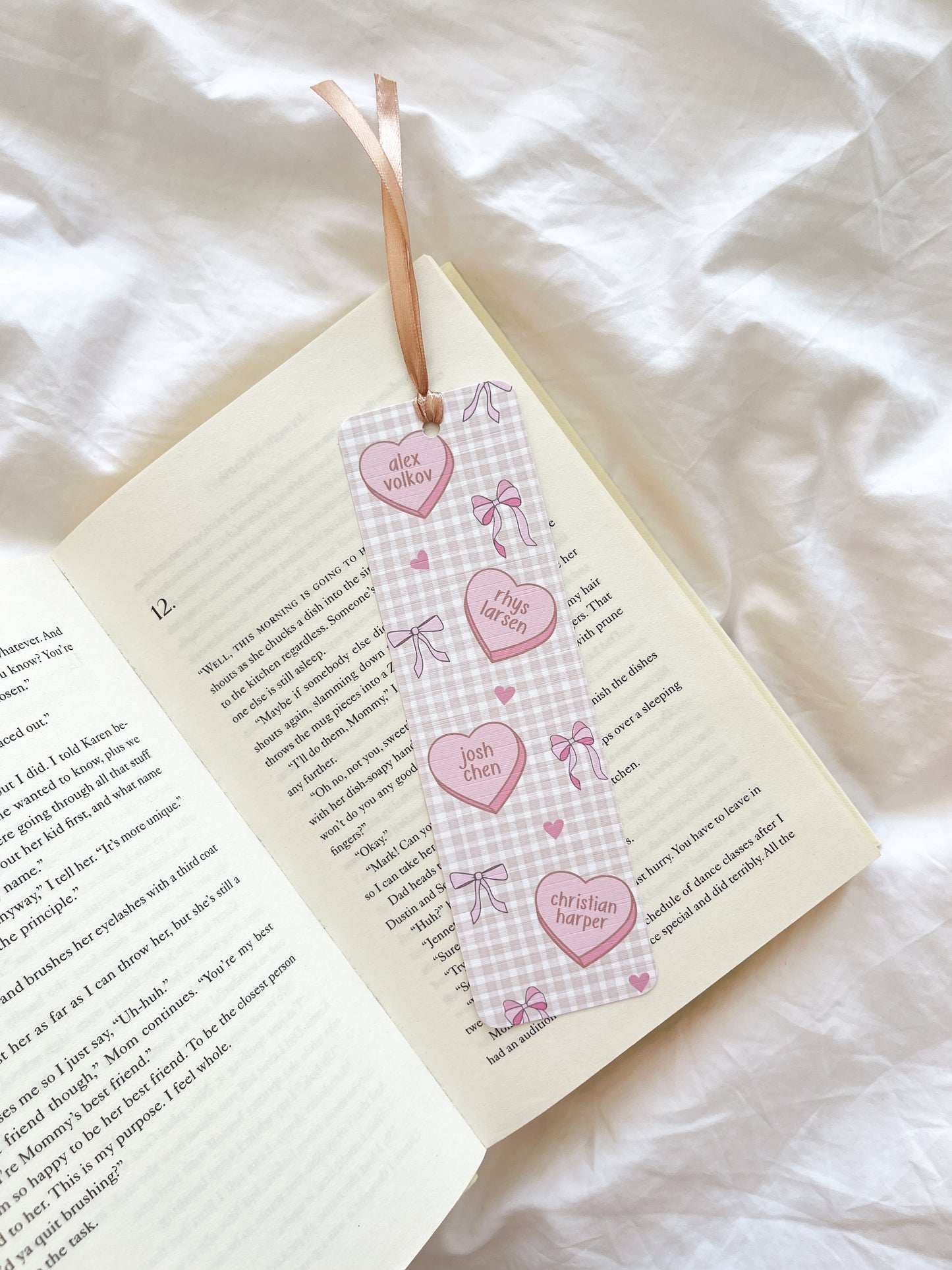 Twisted Series Bookmark | Book Boyfriend Love Heart Bookmark