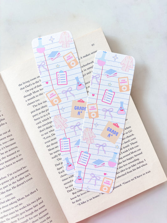 Stem Romance Lab Notes Bookmark