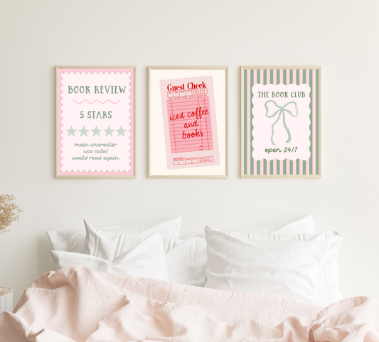 Book Club Art Print