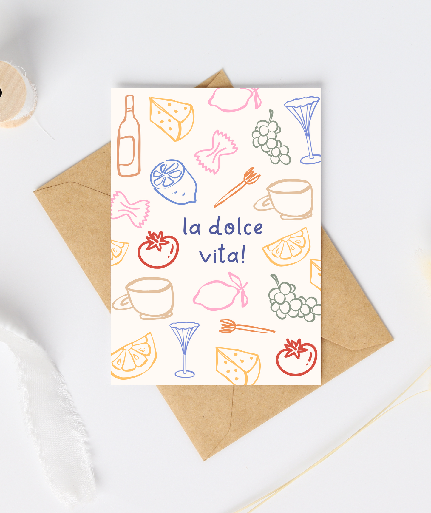 La Dolce Vita Italian Summer Card