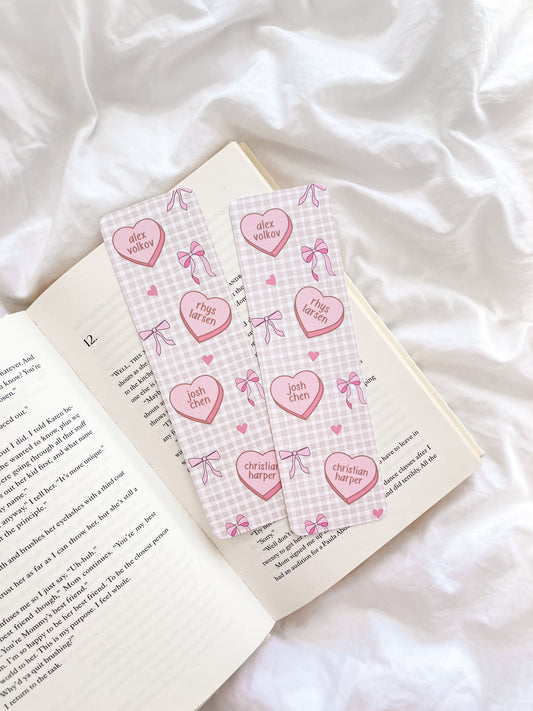 Twisted Series Bookmark | Book Boyfriend Love Heart Bookmark