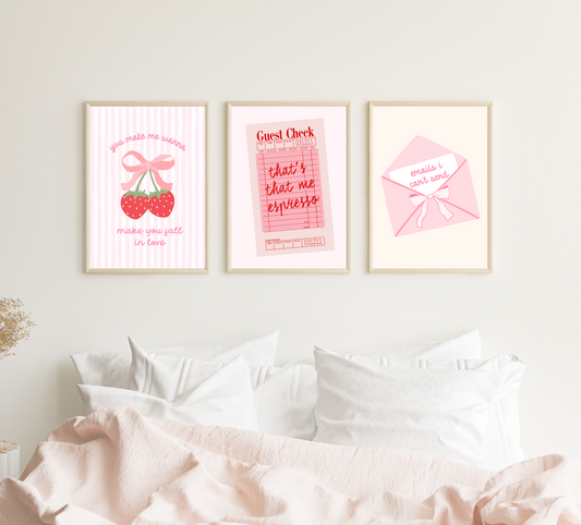 Sabrina Lyrics Posters | Emails I Can't Send Art Print