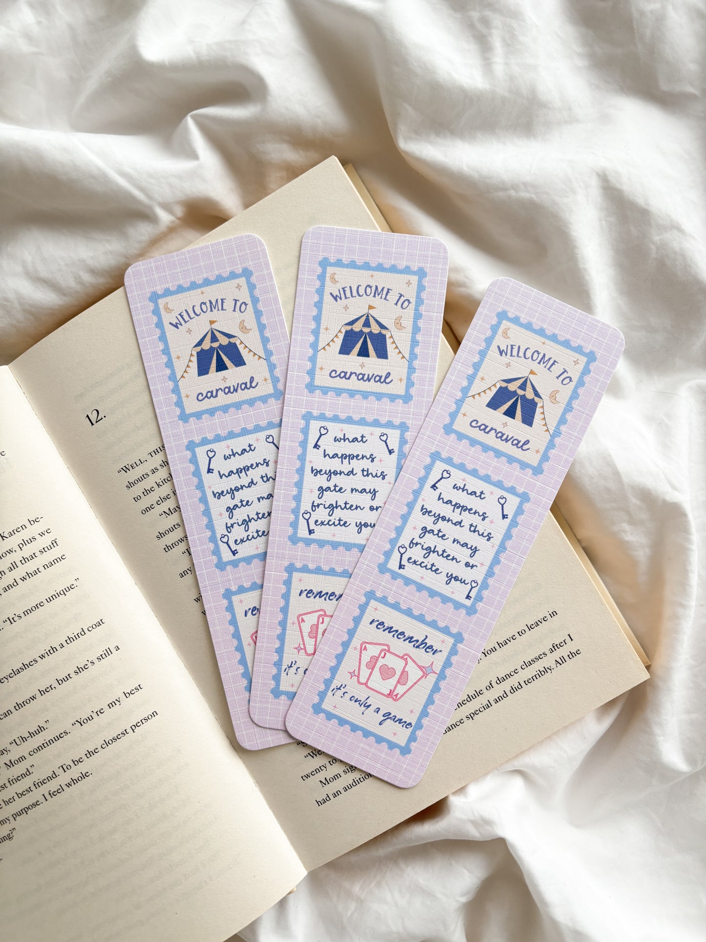 Caraval Stamp Bookmark | Fantasy Bookmark