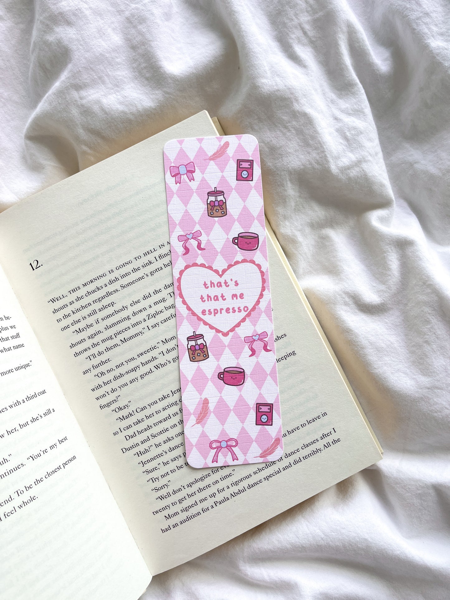 Please Please Please Bookmark | Sabrina Espresso Bookmark