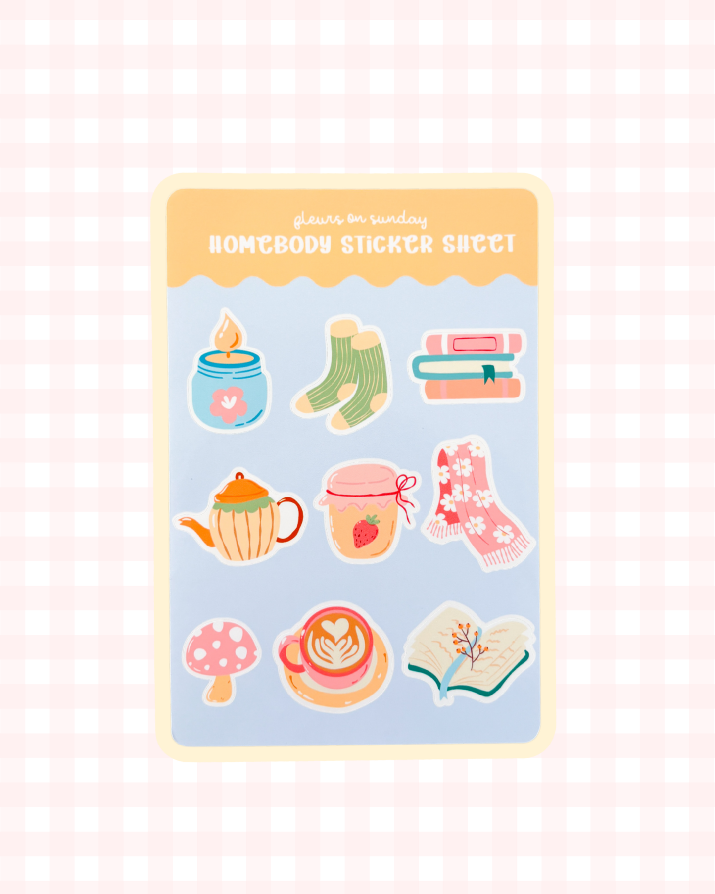 Homebody Sticker Sheet | Journal Stickers