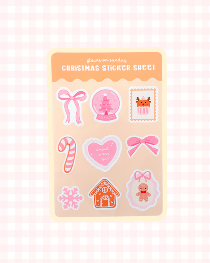 Christmas Sticker Sheet | Journal Stickers